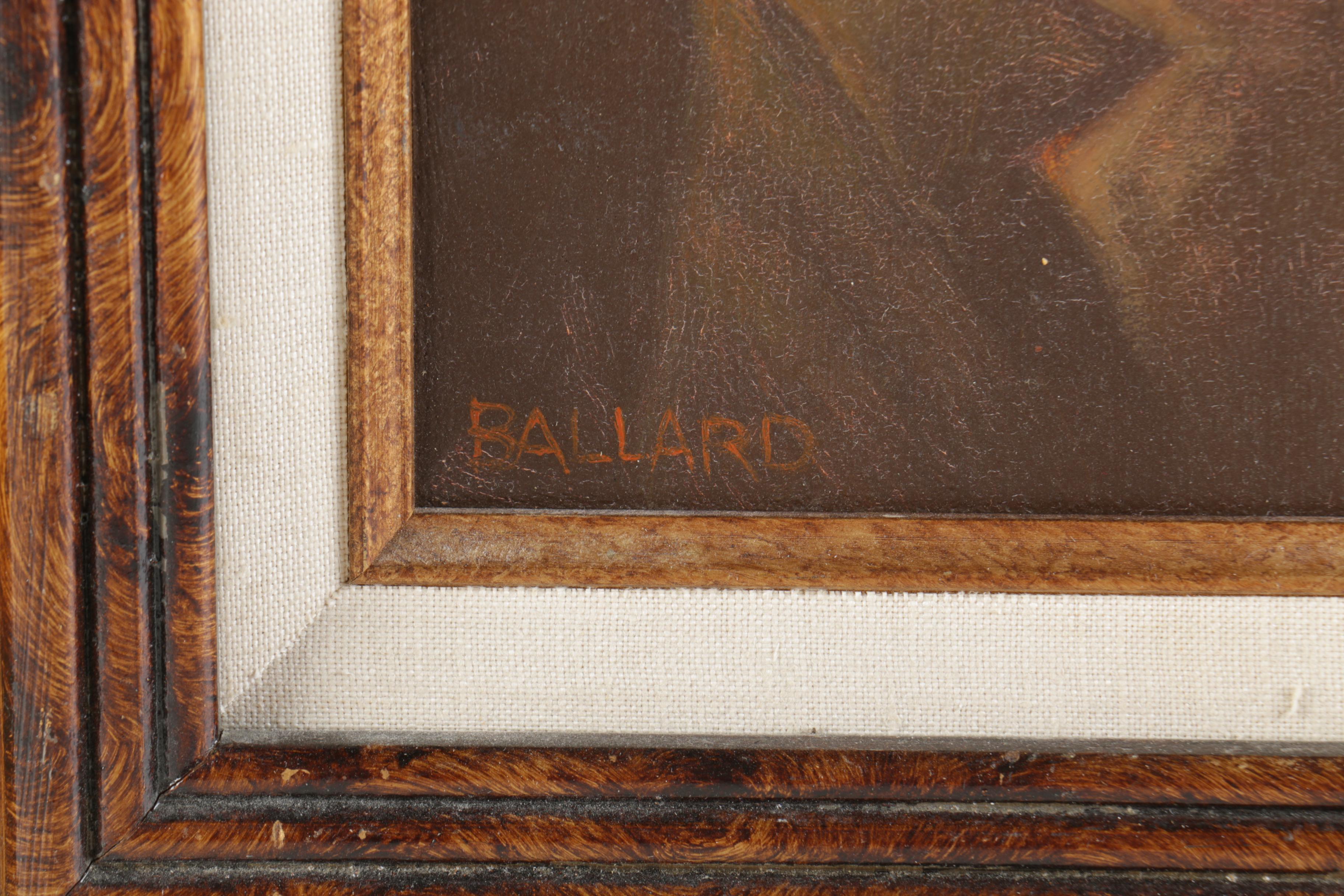 Ballard Oil on Canvas Portrait "Strong Simpson"