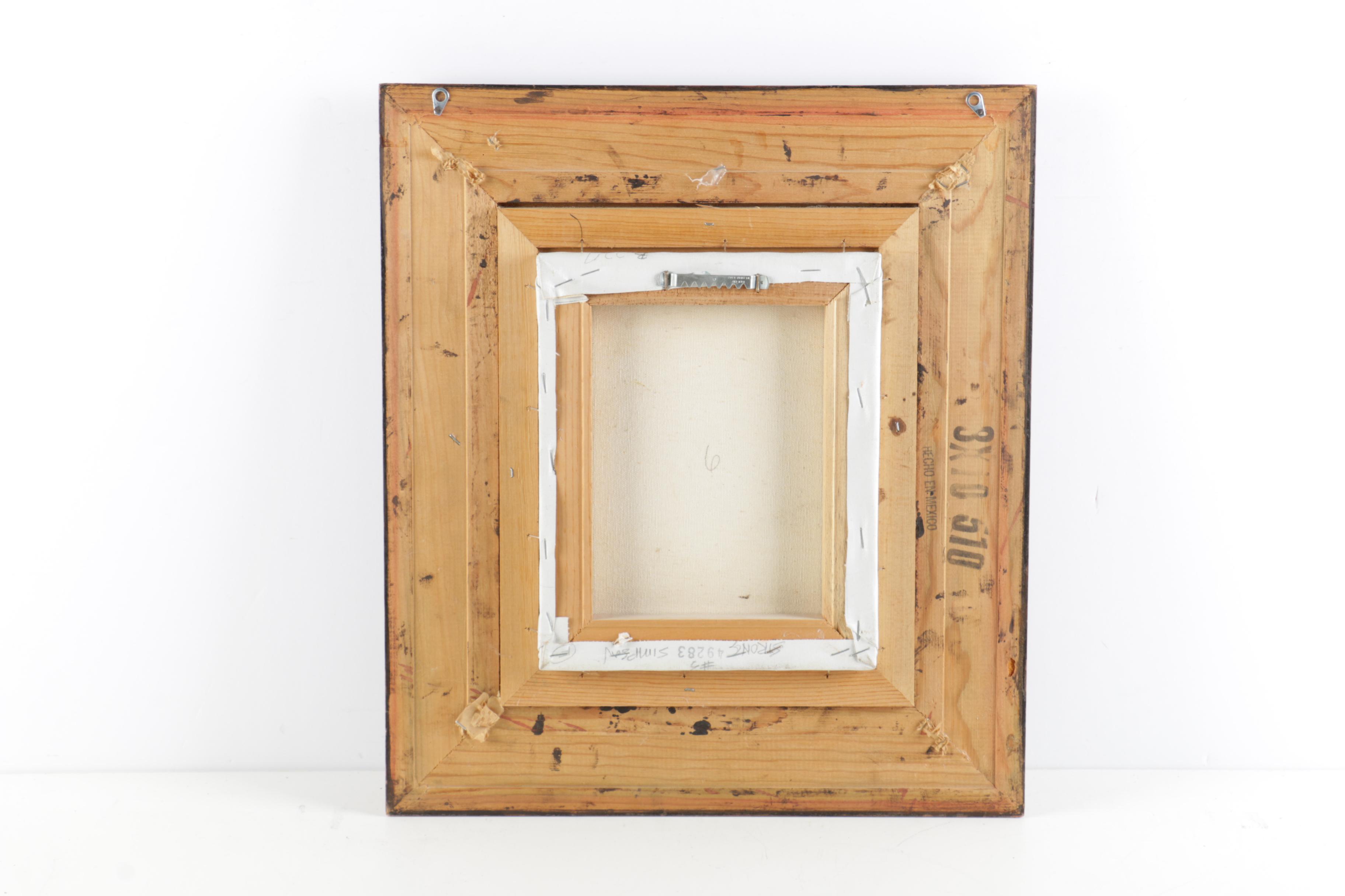 Ballard Oil on Canvas Portrait "Strong Simpson"