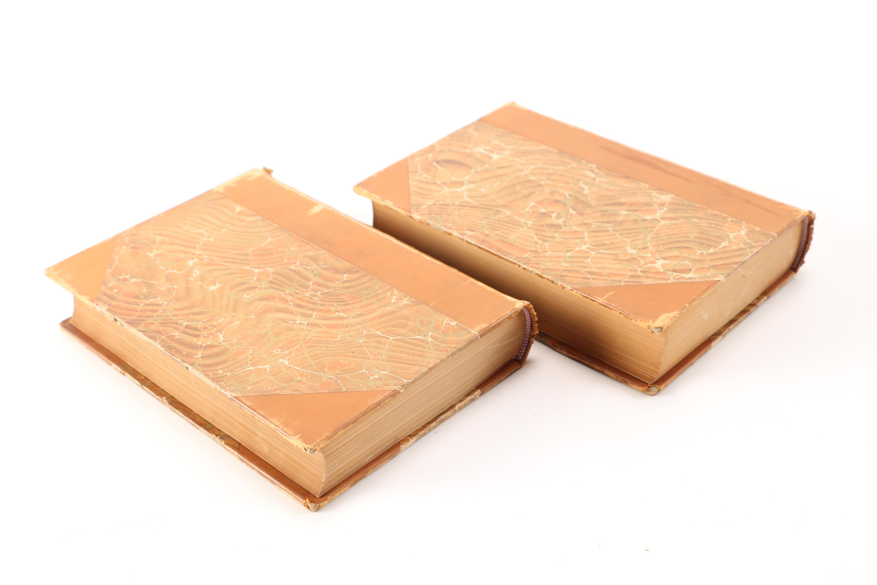 Vintage "The Mysteries of Paris" Volumes I & II by Eugene Sue