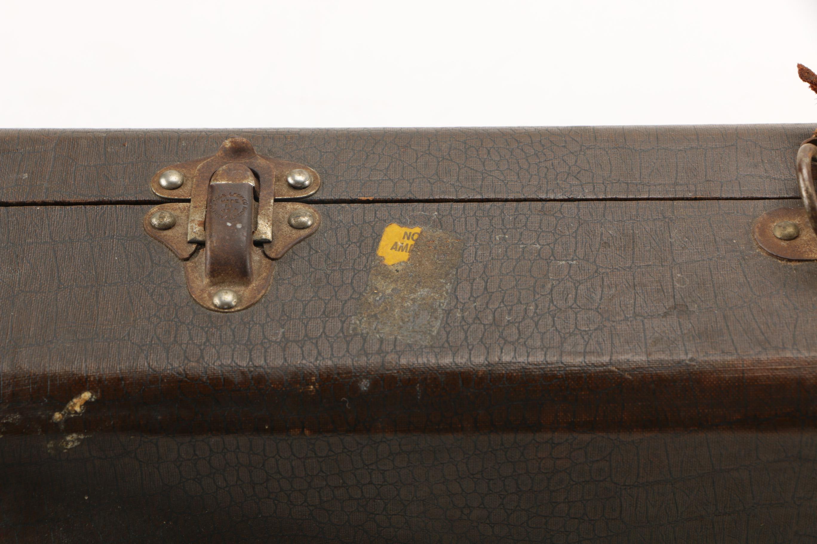 Vintage H.N. White Gladiator Trumpet and Faux Alligator Case