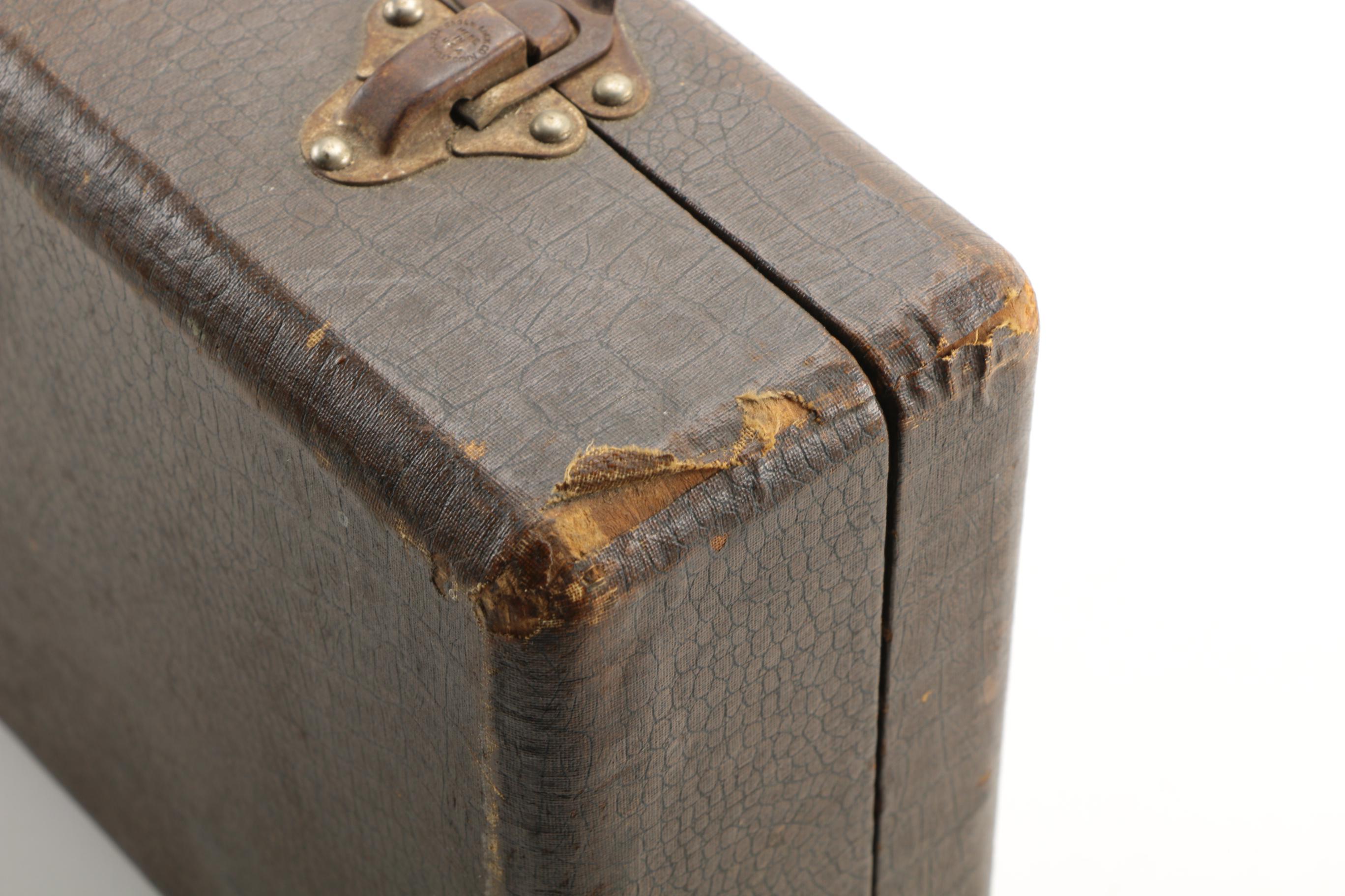 Vintage H.N. White Gladiator Trumpet and Faux Alligator Case