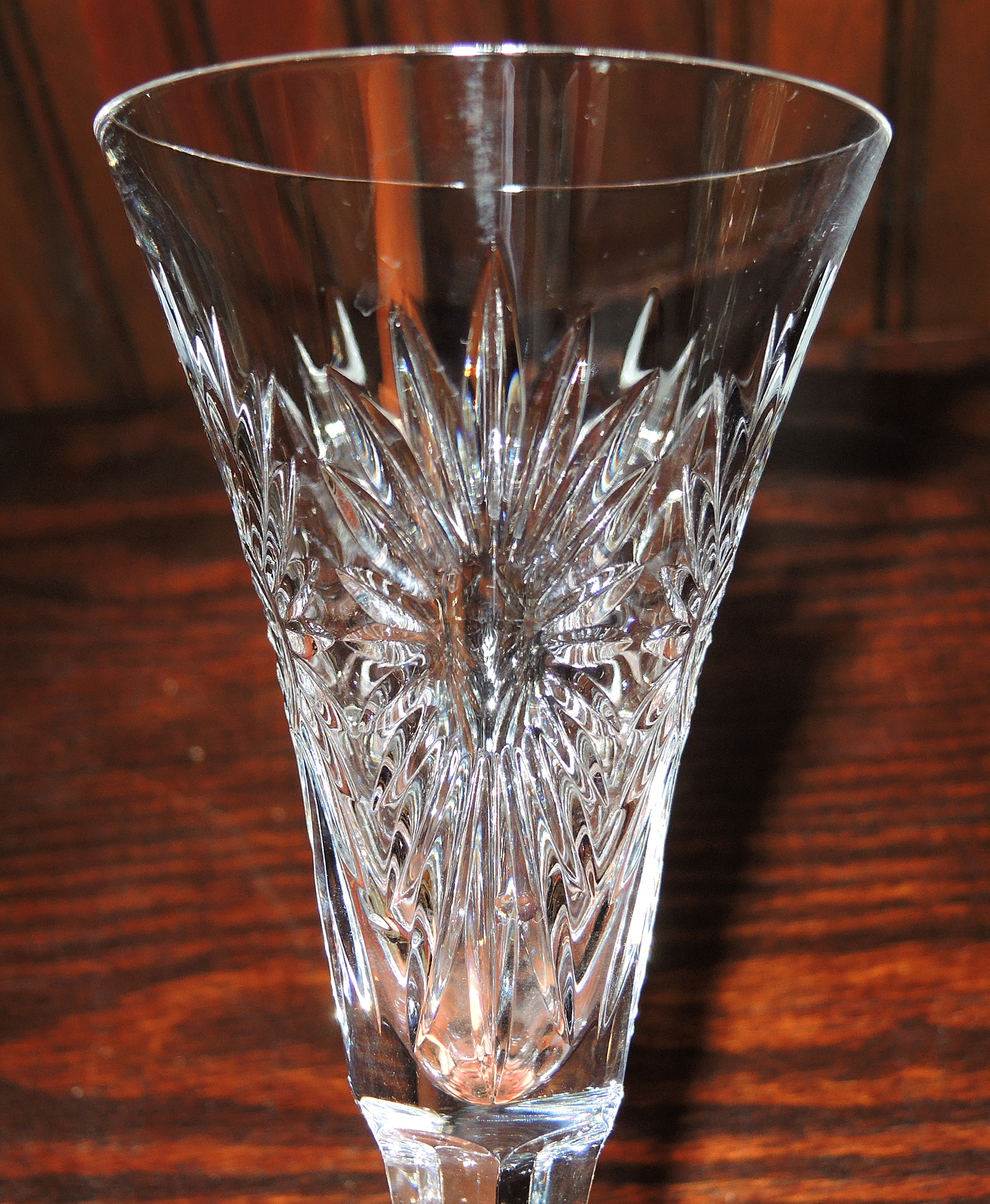 Pair of Waterford Crystal "Health" Millennium Champagne Flutes