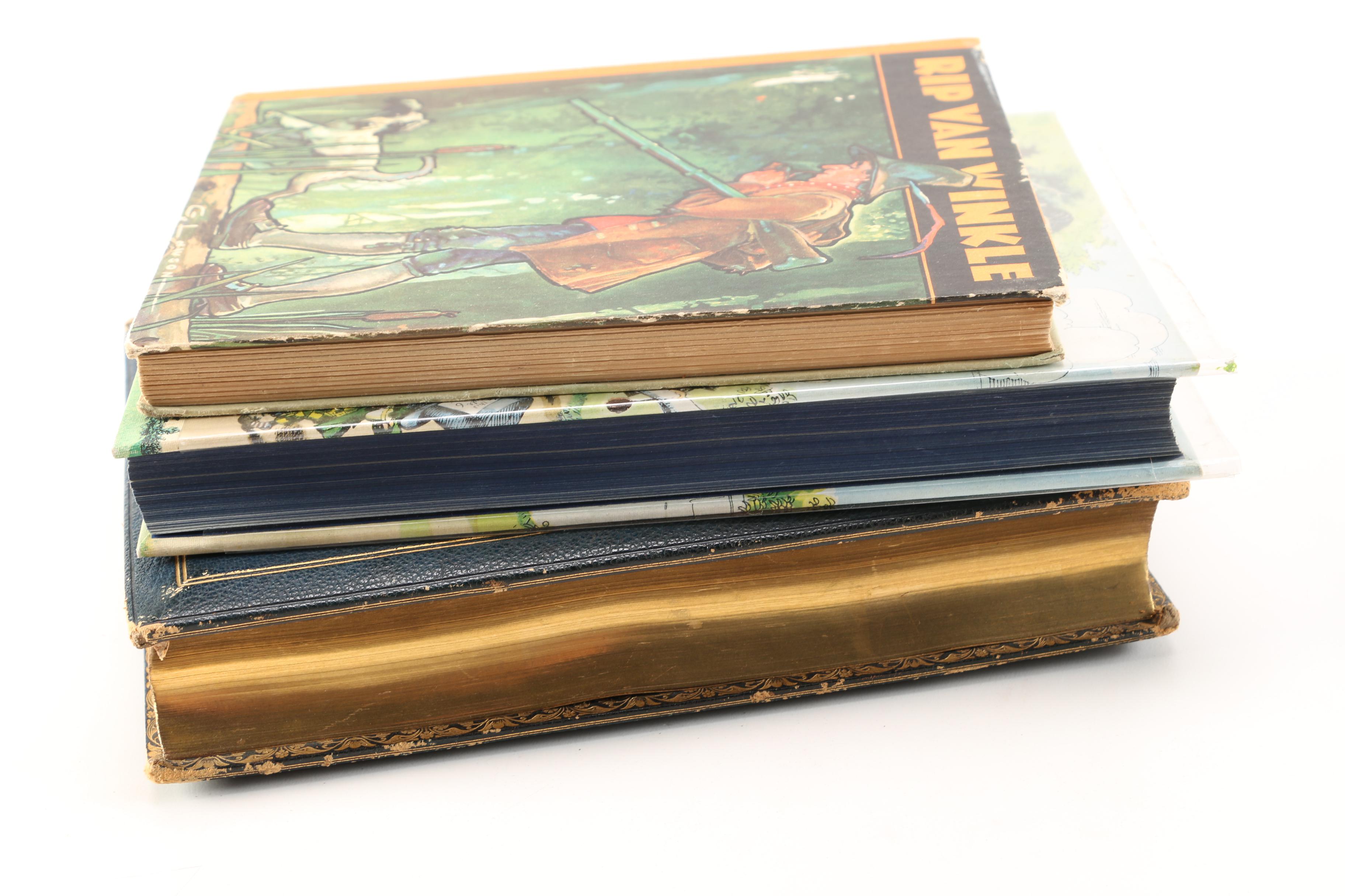 Assortment of Vintage Classic Fiction Books