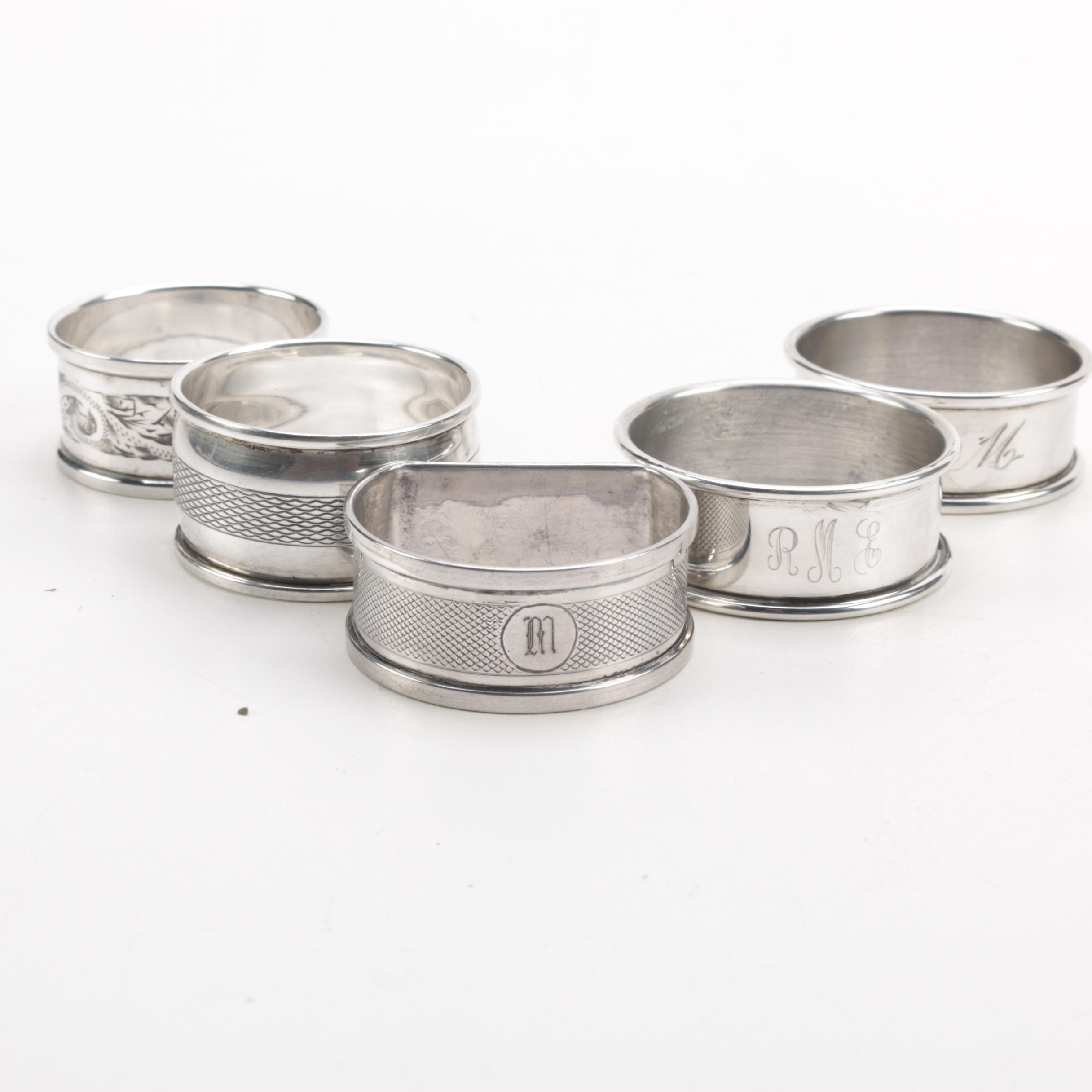 Sterling Napkin Rings Featuring Henry Griffiths & Sons