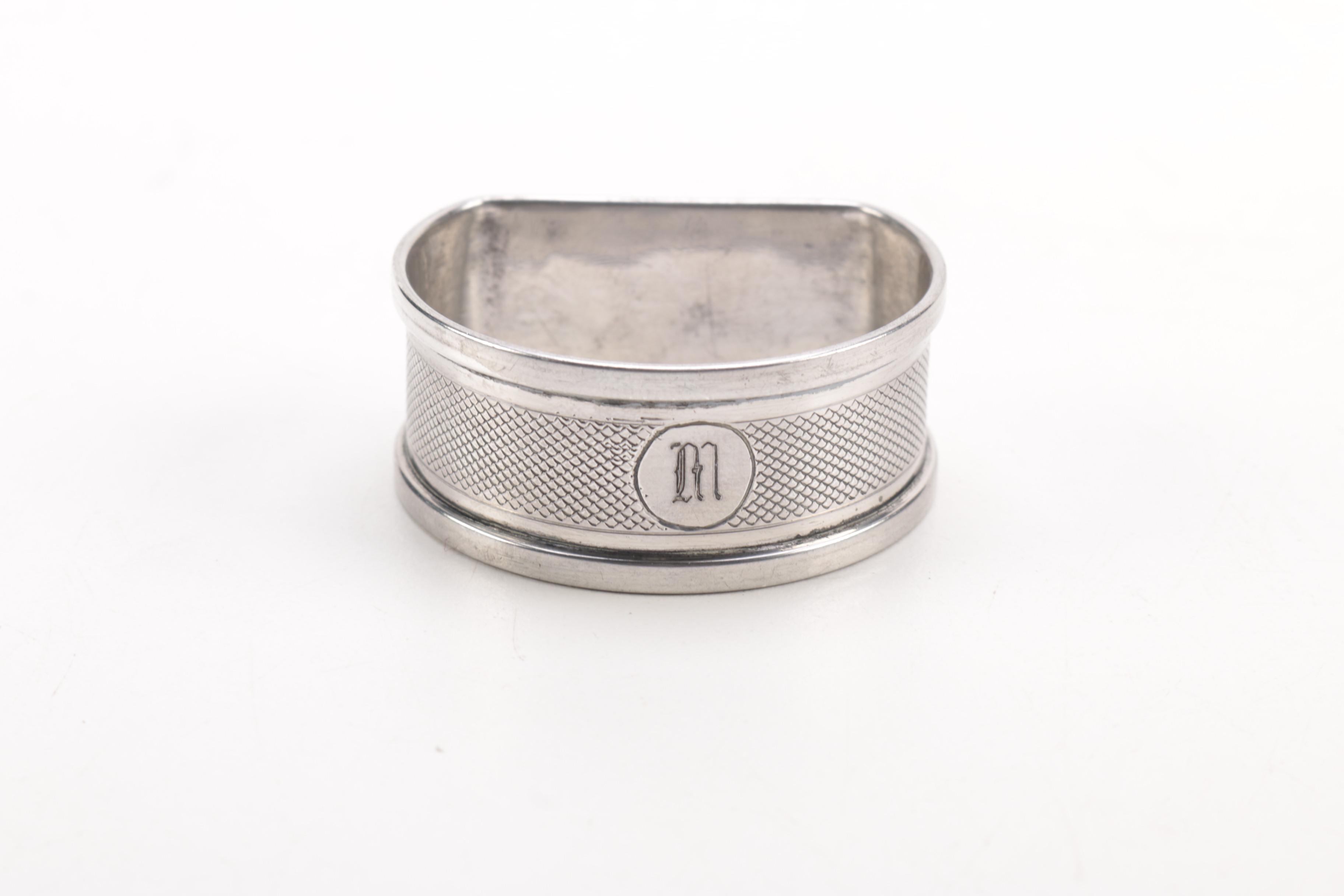 Sterling Napkin Rings Featuring Henry Griffiths & Sons
