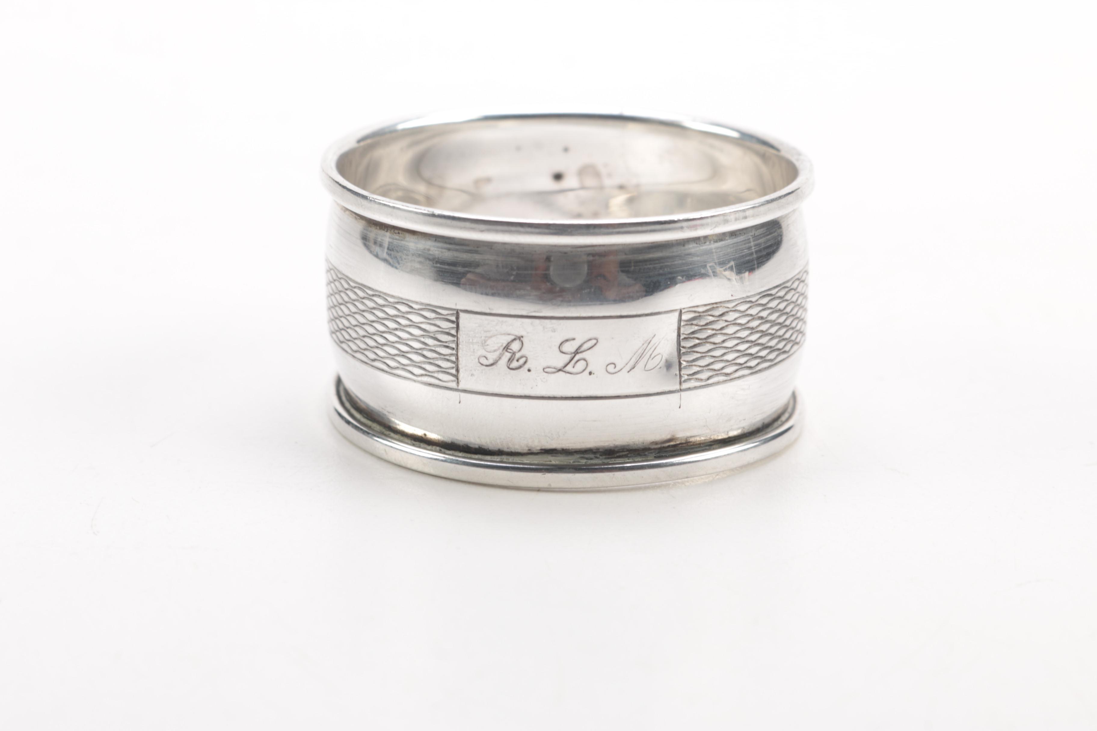 Sterling Napkin Rings Featuring Henry Griffiths & Sons