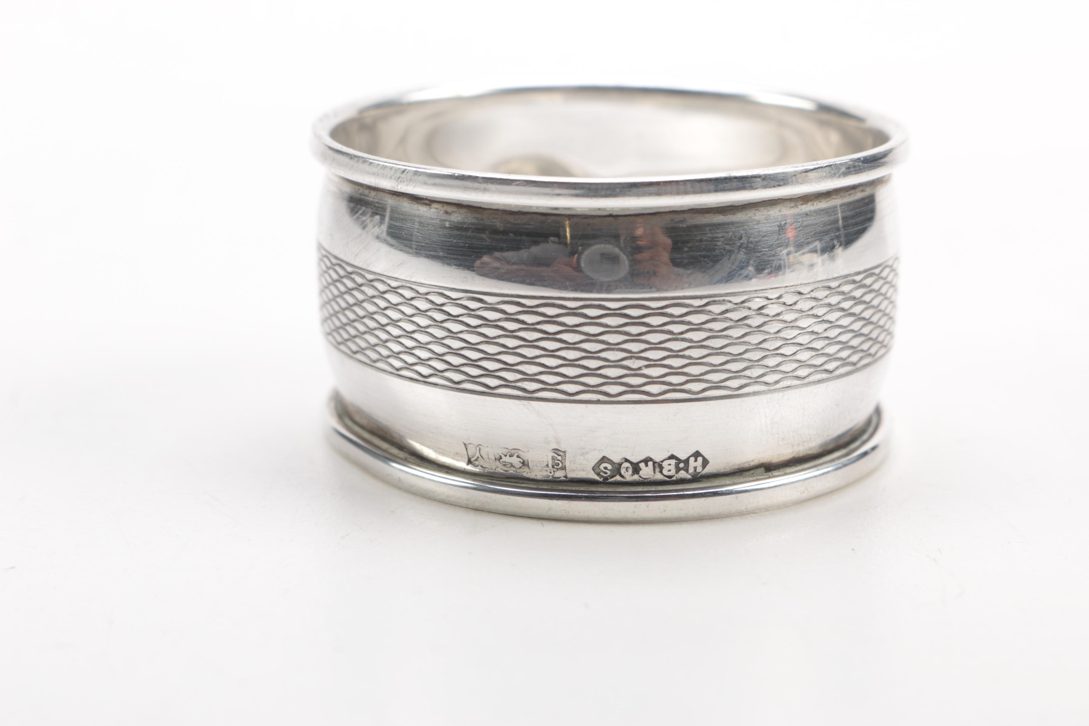 Sterling Napkin Rings Featuring Henry Griffiths & Sons