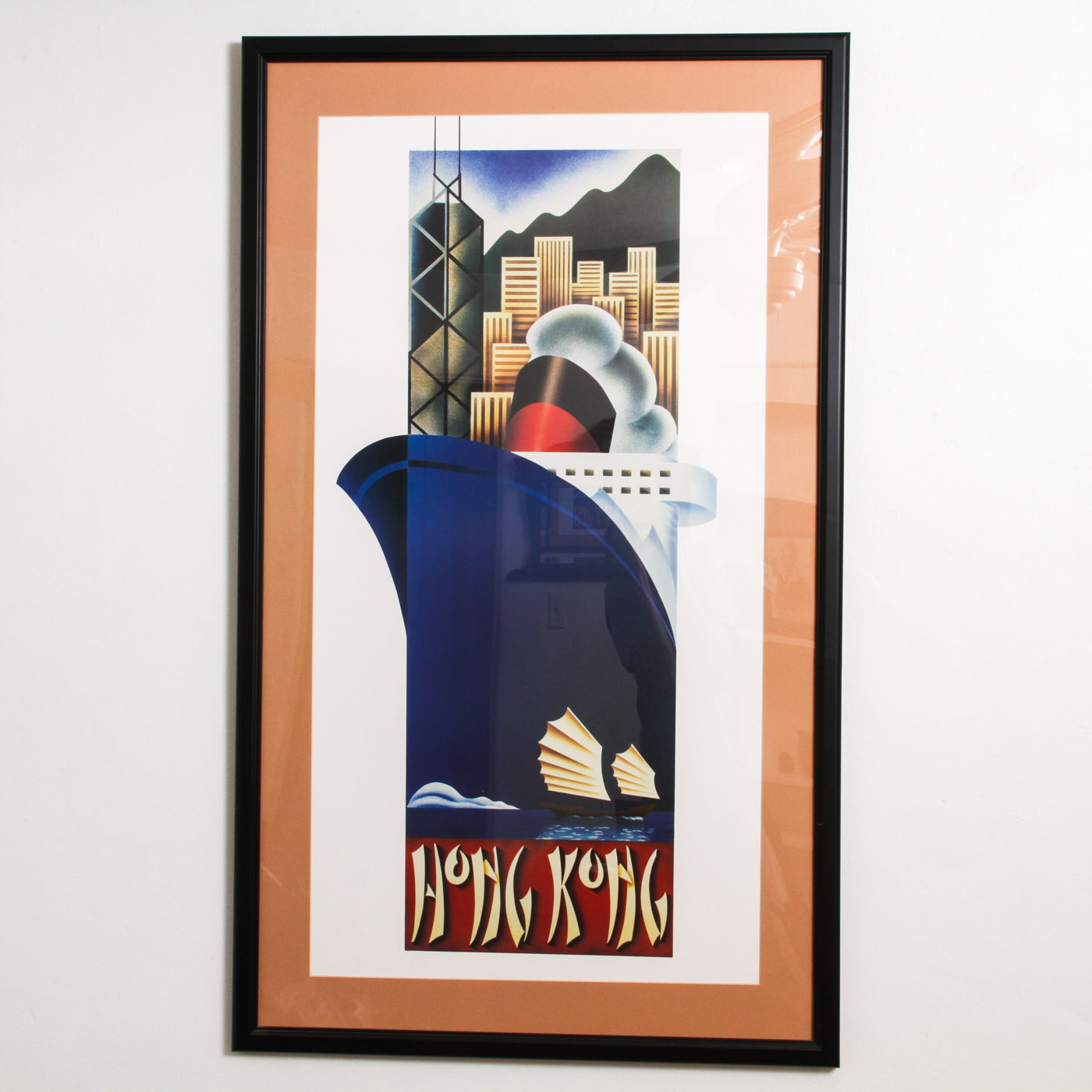 Art Deco Style Offset Lithograph Poster