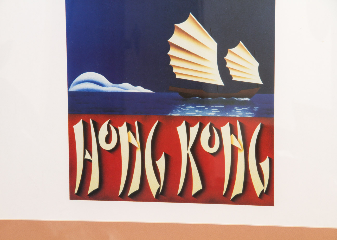 Art Deco Style Offset Lithograph Poster