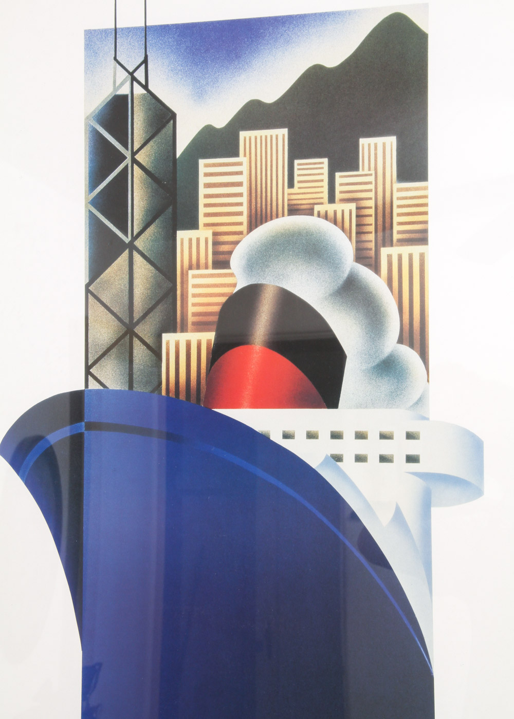 Art Deco Style Offset Lithograph Poster