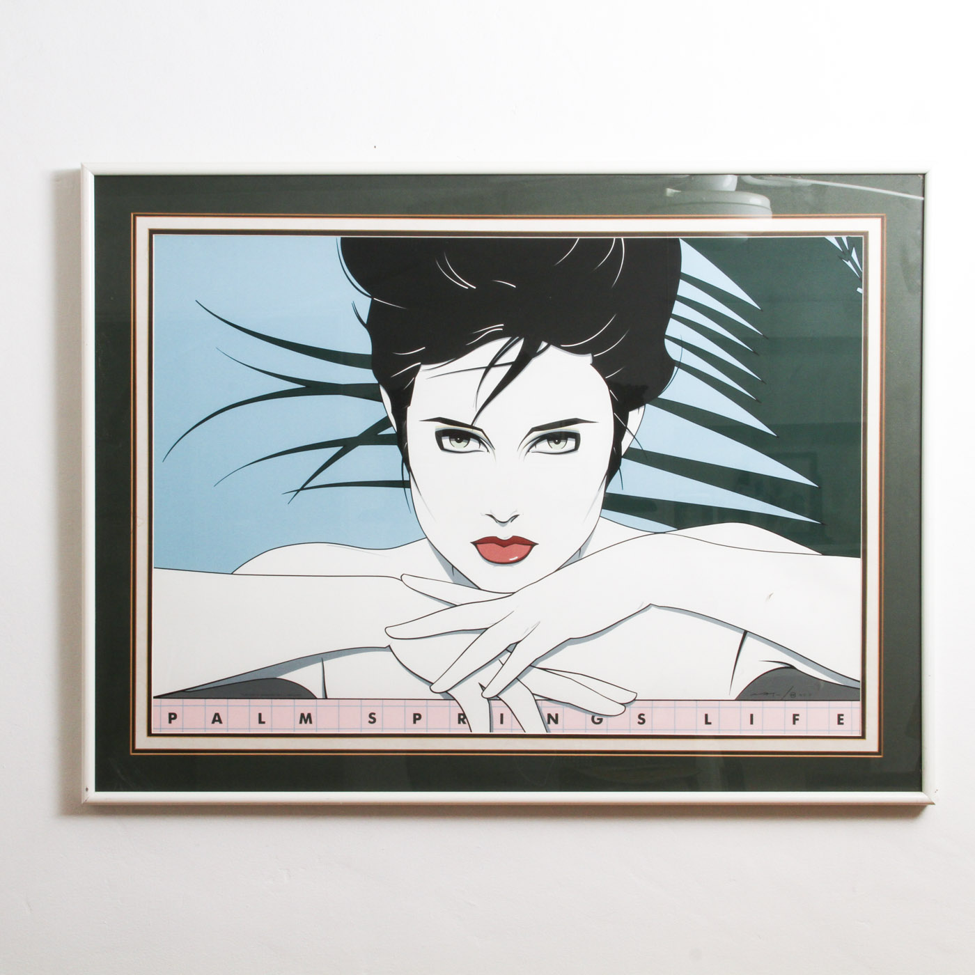 Patrick Nagel Serigraph "Palm Spring Life"