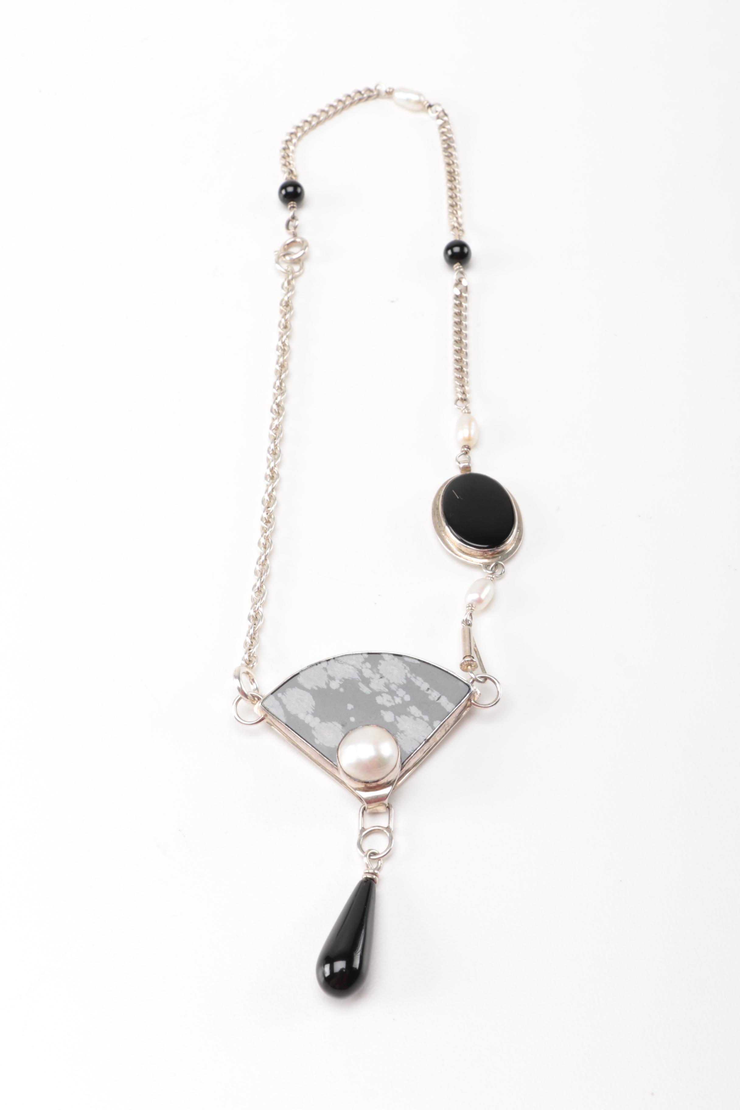 Sterling Silver Jane Campbell Jewelry Set