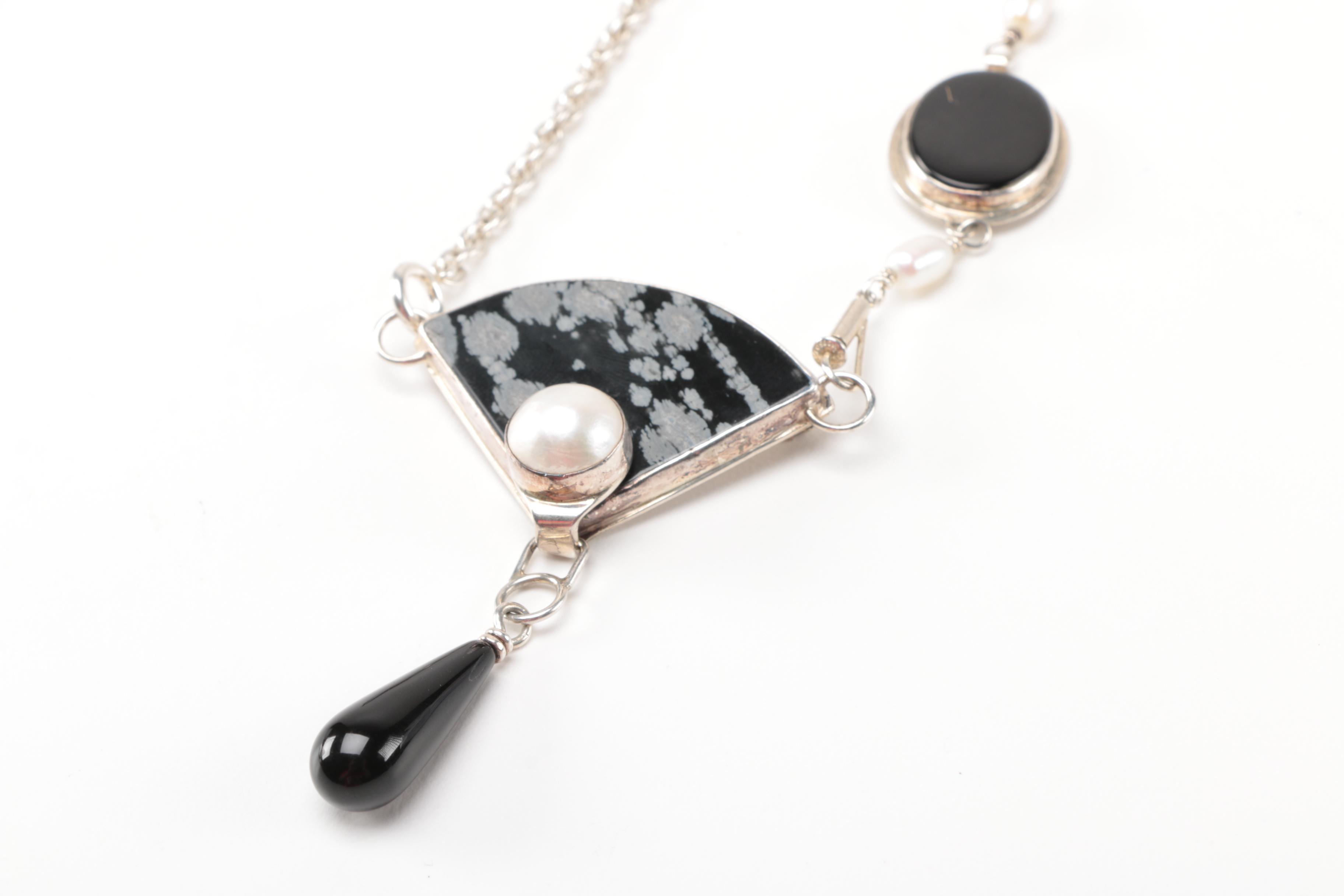 Sterling Silver Jane Campbell Jewelry Set