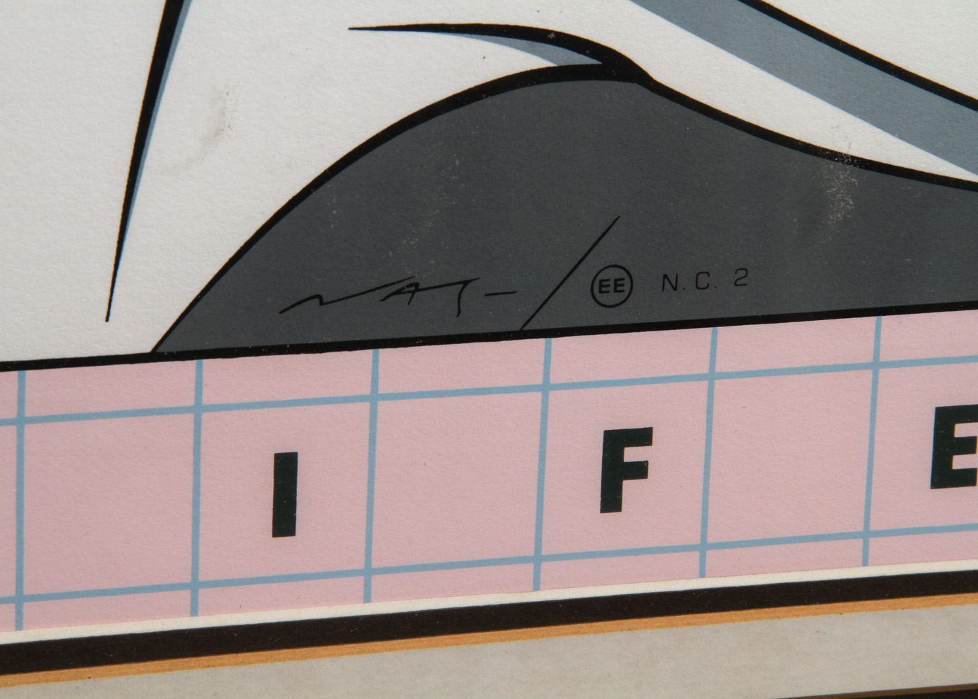 Patrick Nagel Serigraph "Palm Spring Life"