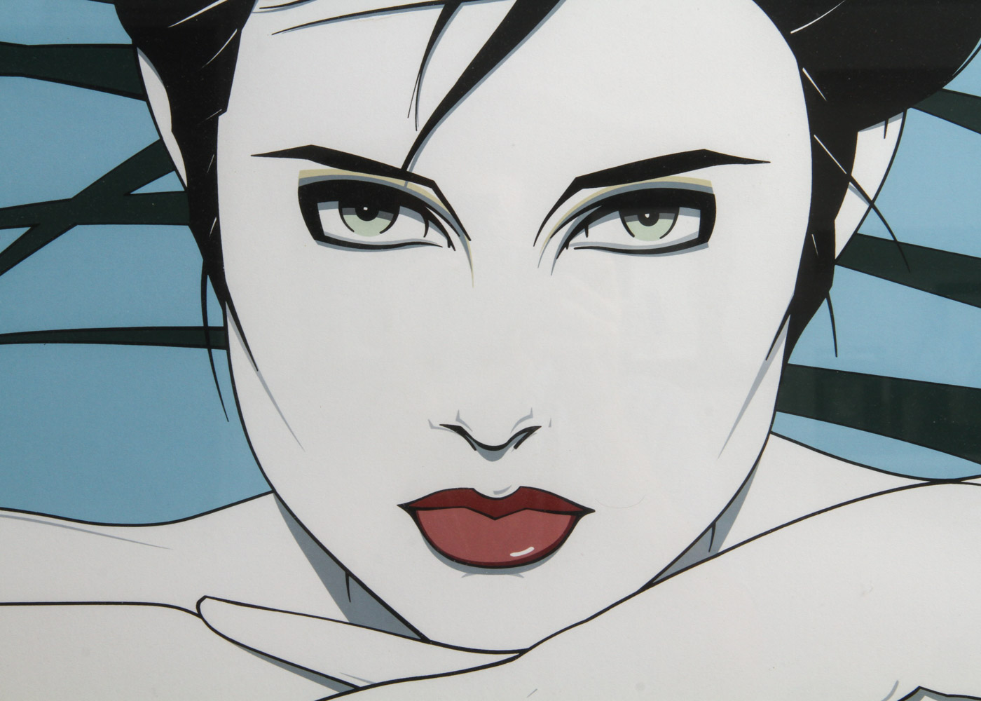 Patrick Nagel Serigraph "Palm Spring Life"
