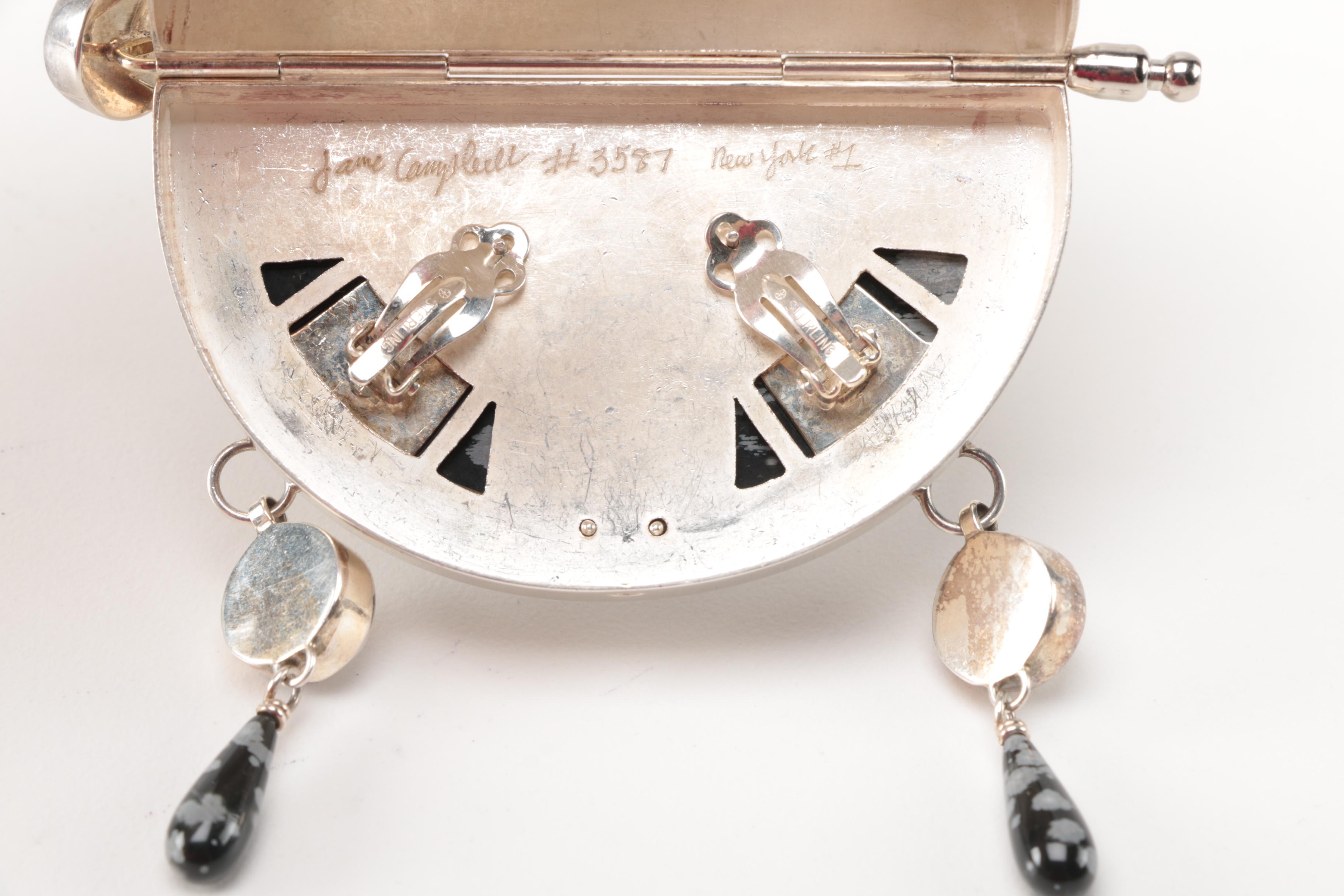 Sterling Silver Jane Campbell Jewelry Set