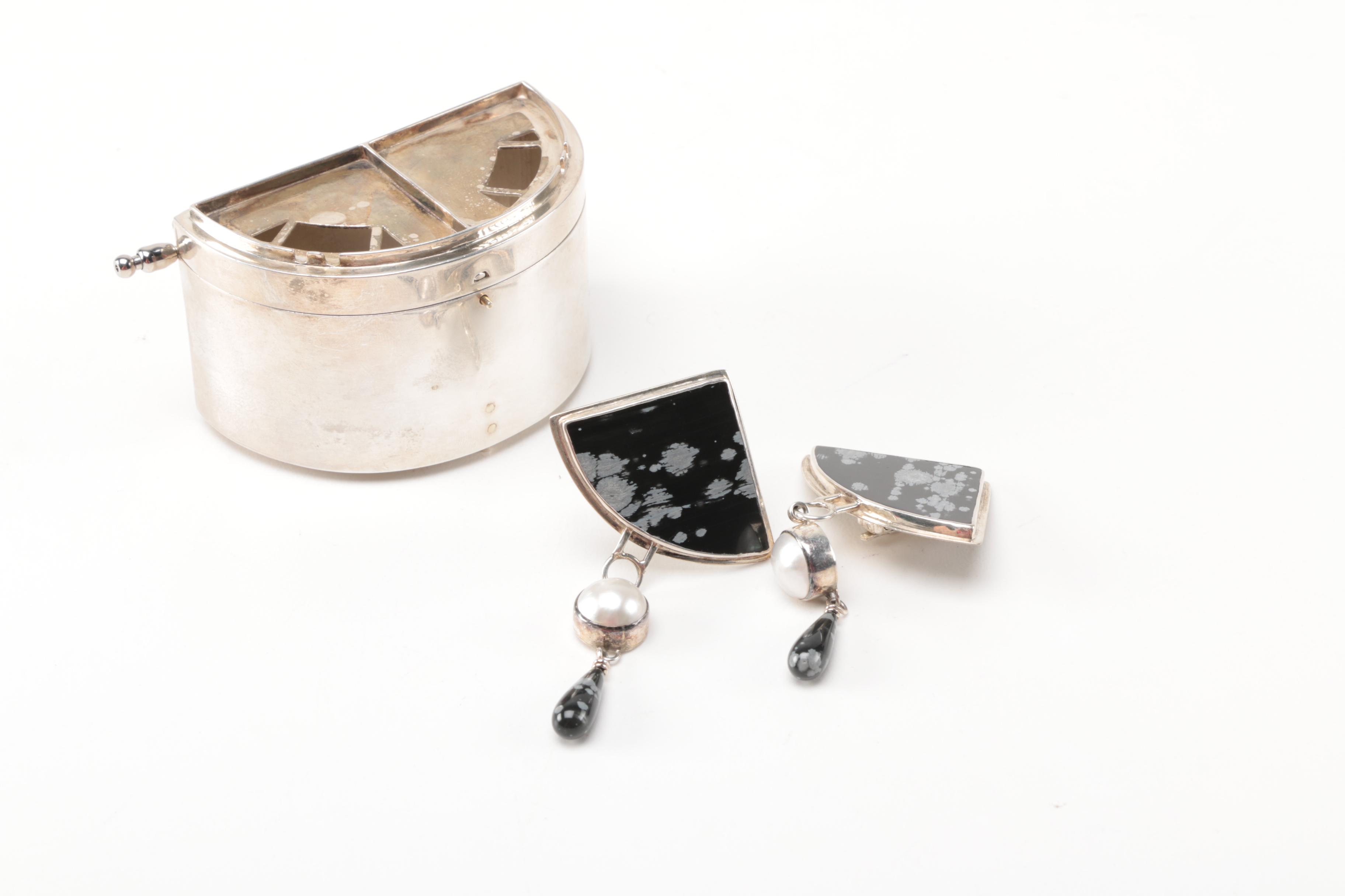 Sterling Silver Jane Campbell Jewelry Set