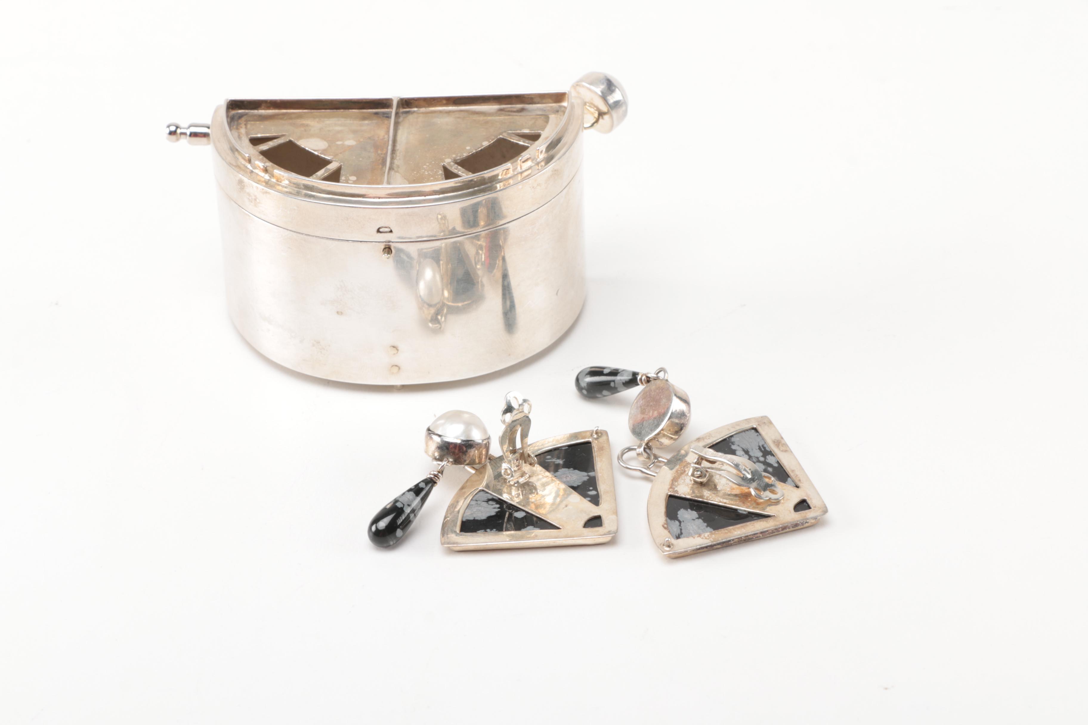 Sterling Silver Jane Campbell Jewelry Set