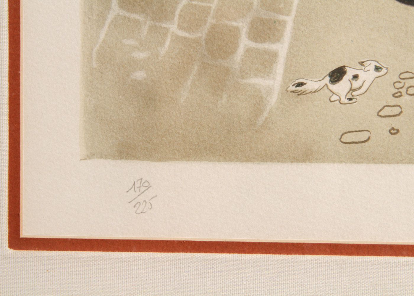 Eugene Valentin Limited Edition Lithograph "Hotel Centrale"