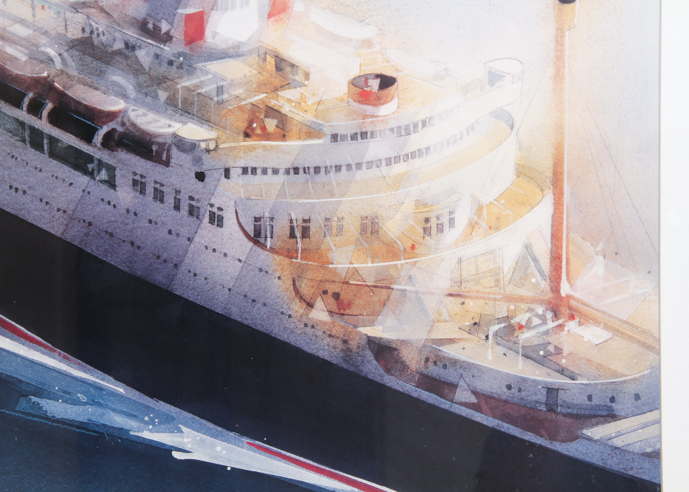 Donald Stoltenberg Signed Offset Lithograph after "Conte di Savoia"