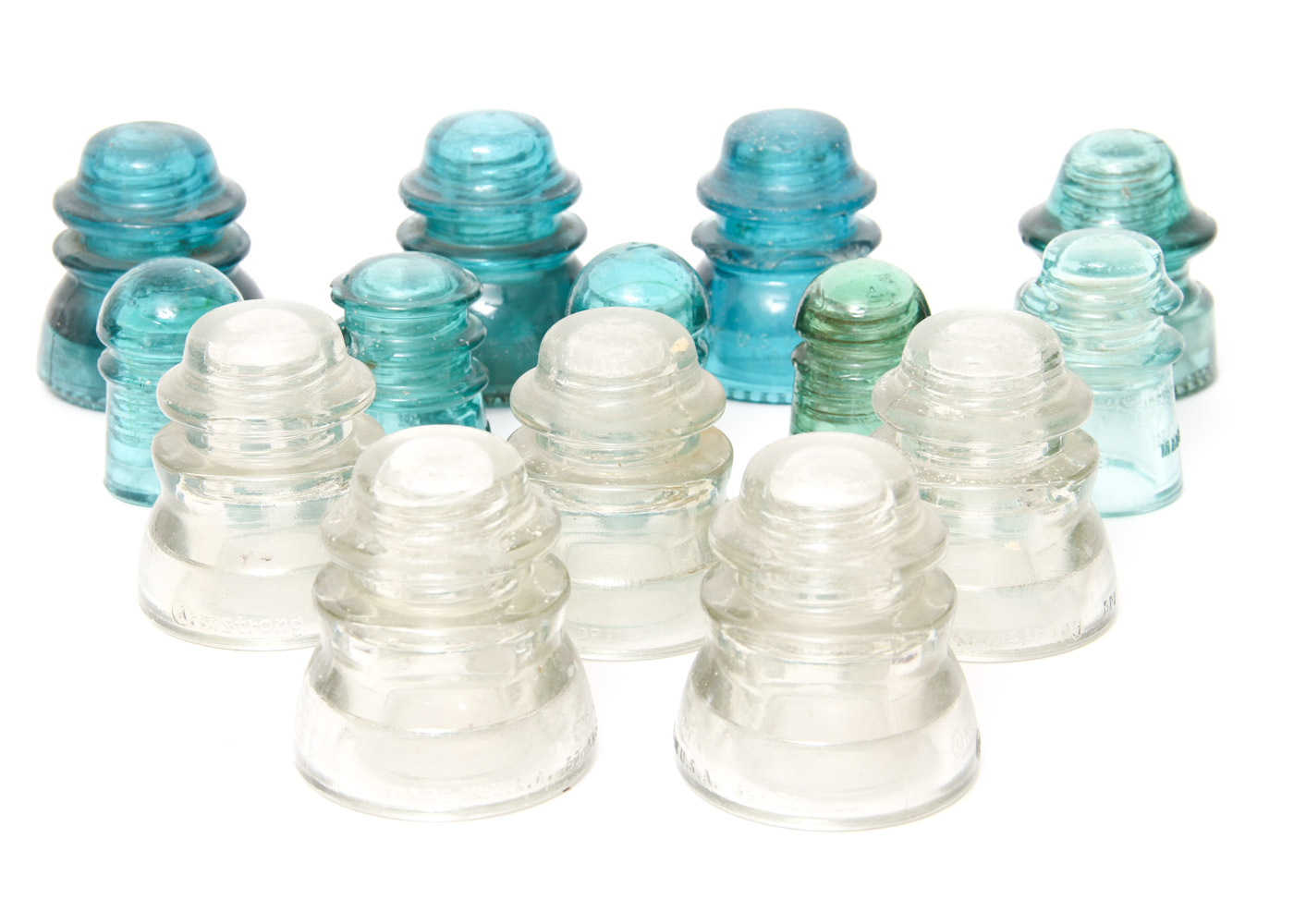 Vintage Glass Phone or Electrical  Line Insulators