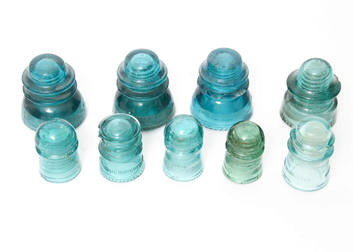 Vintage Glass Phone or Electrical  Line Insulators