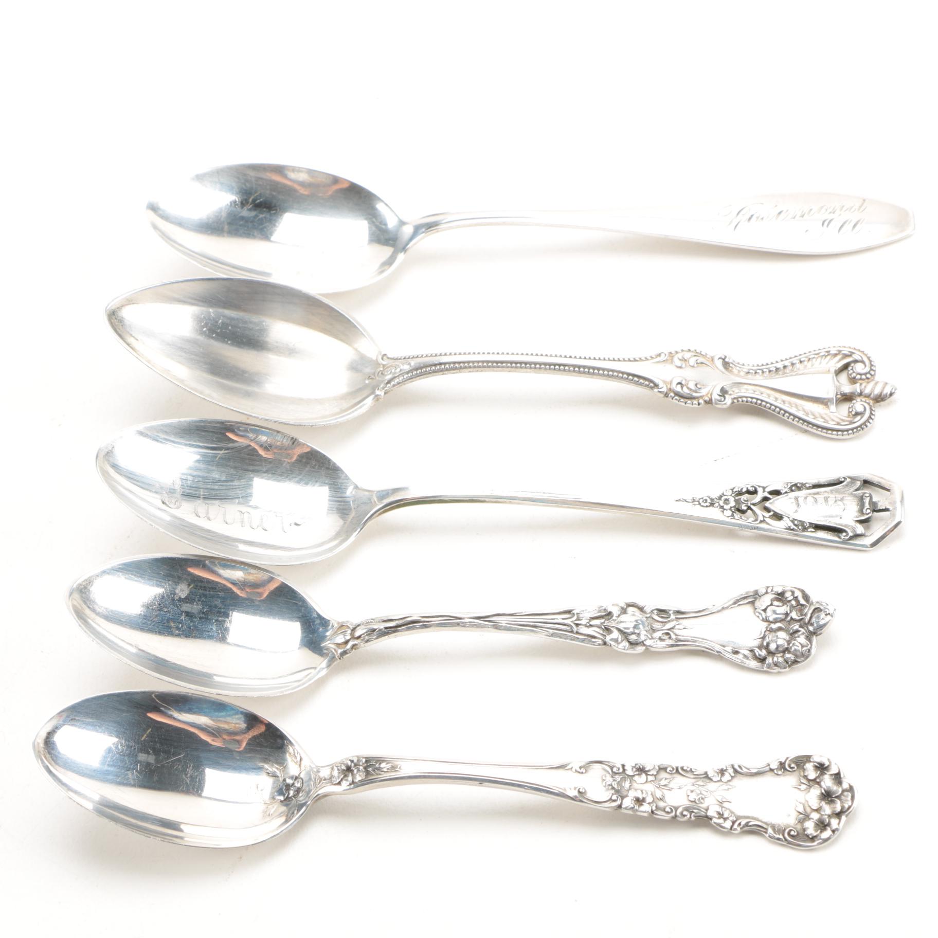 American Sterling Silver Spoons Including International Silver