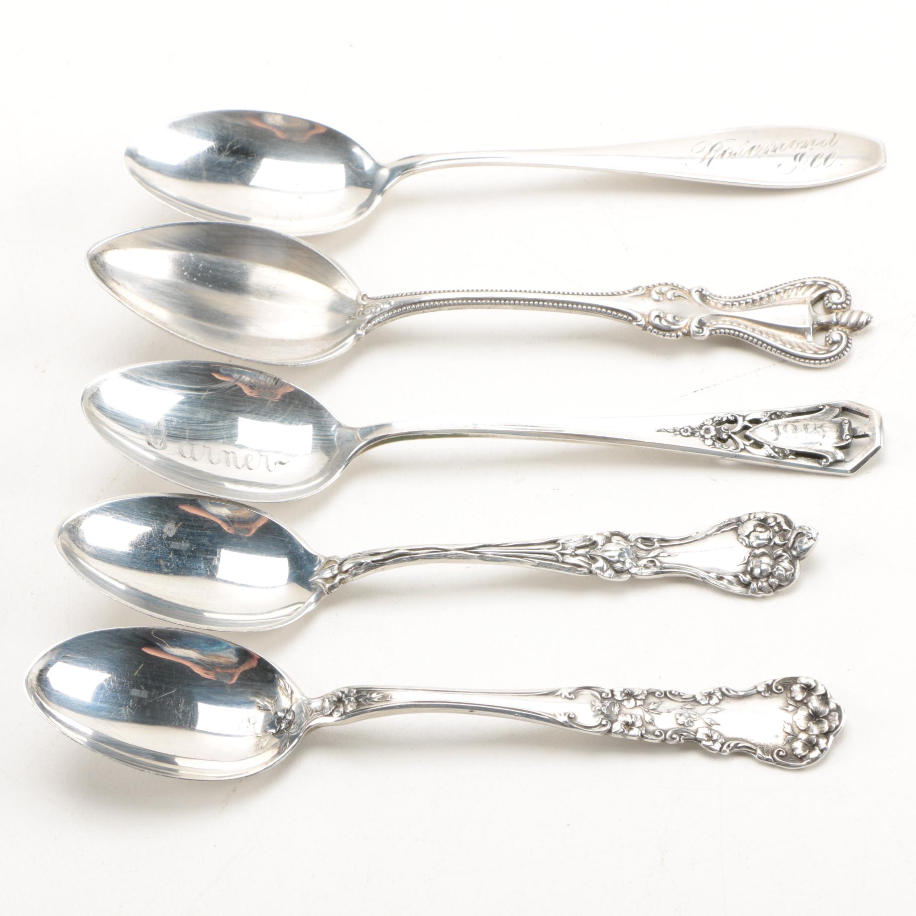 American Sterling Silver Spoons Including International Silver
