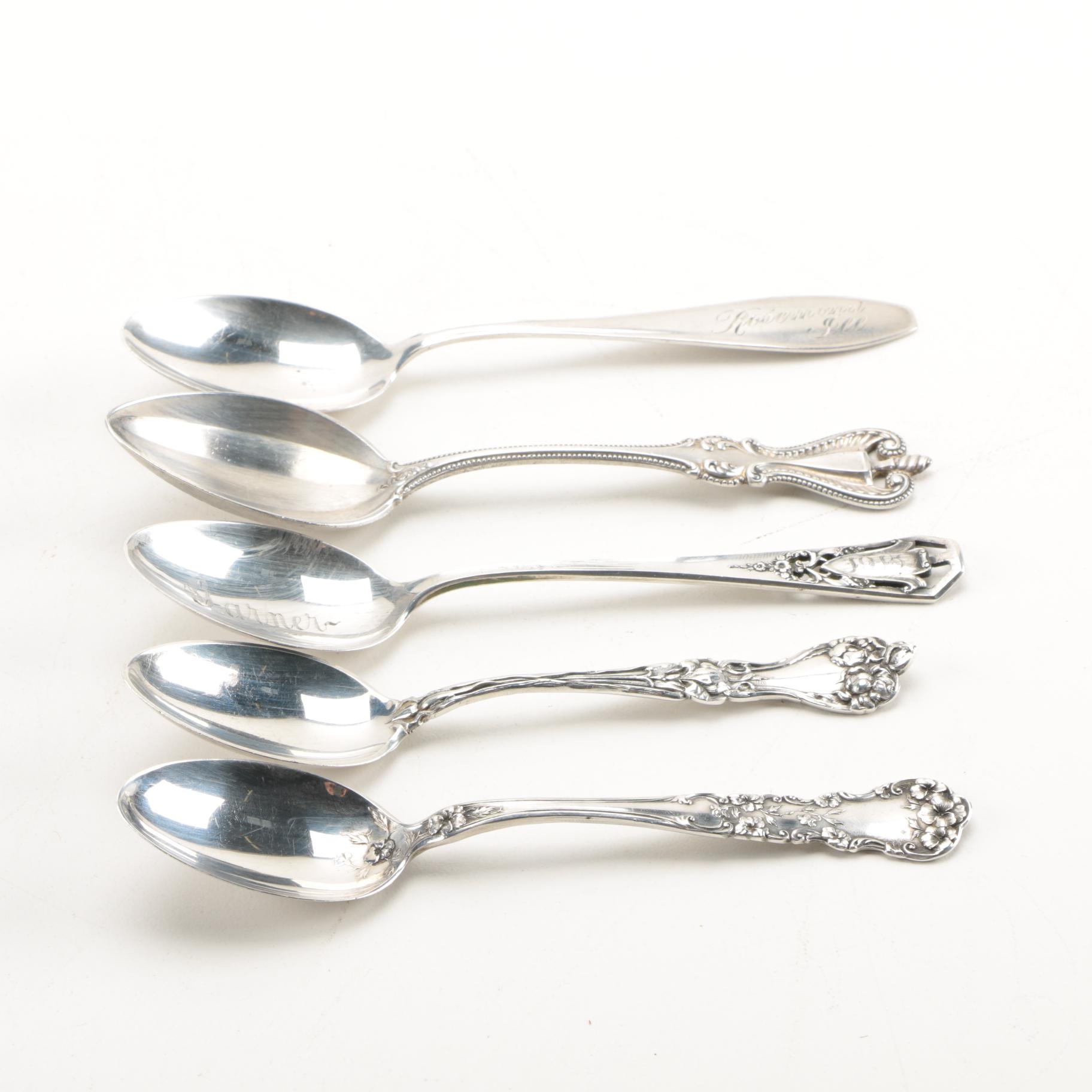 American Sterling Silver Spoons Including International Silver