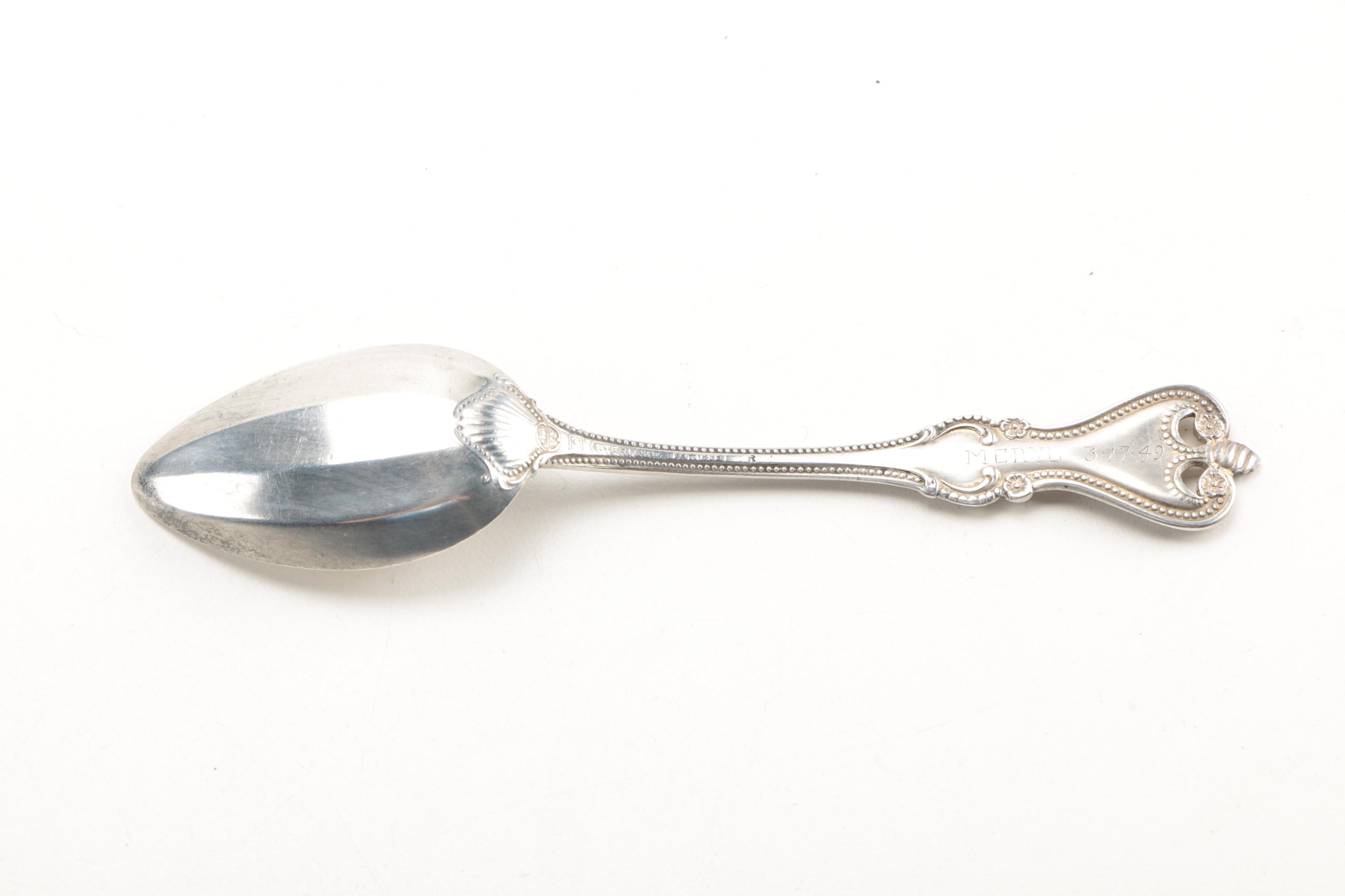 American Sterling Silver Spoons Including International Silver
