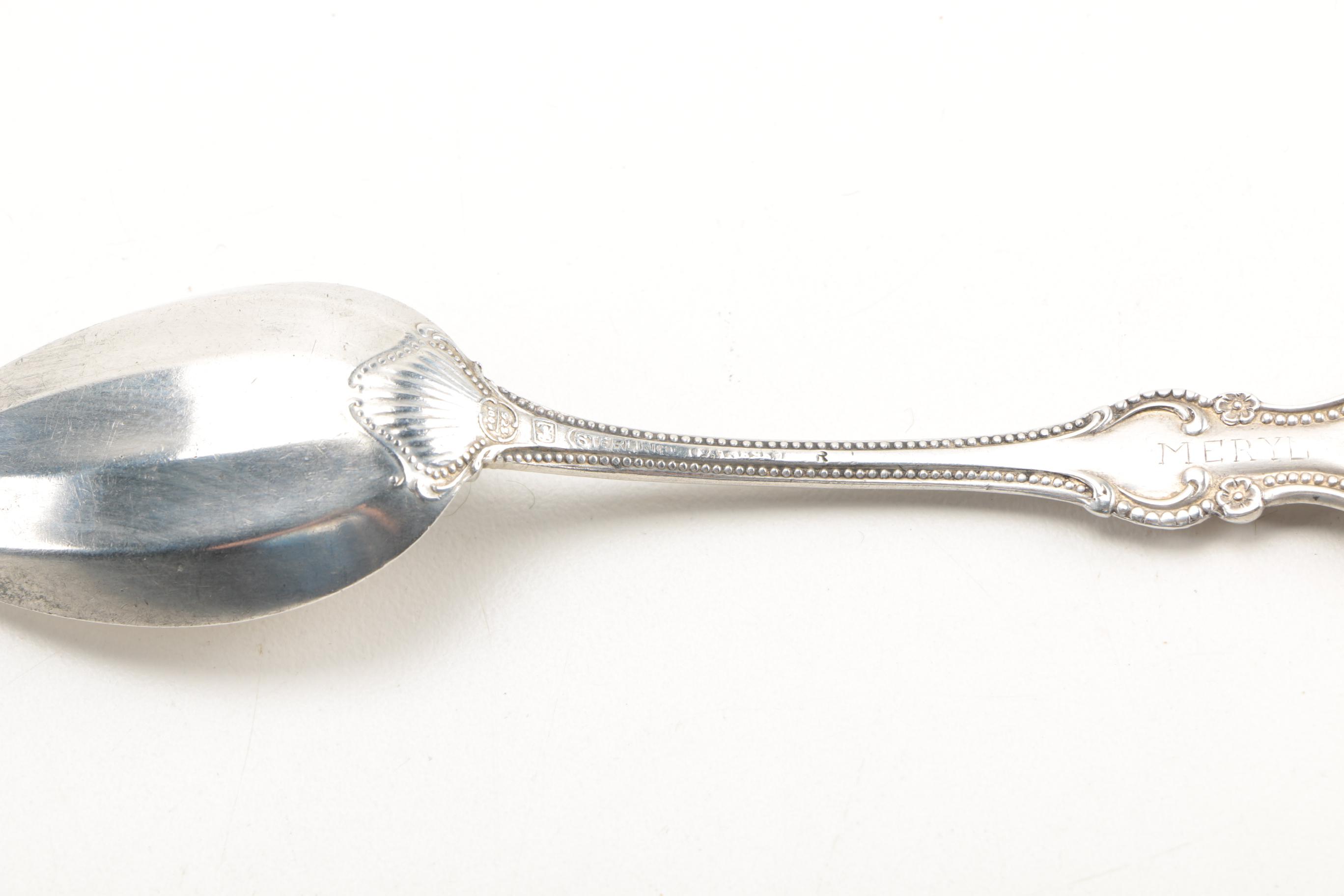 American Sterling Silver Spoons Including International Silver