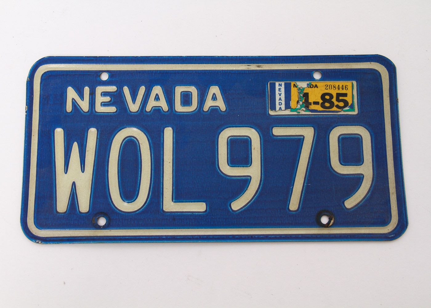 Used Nevada and Oregon License Plates