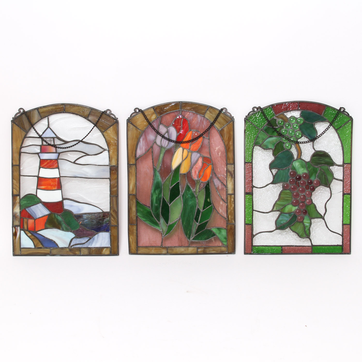 Stained Glass Hanging Decorative Panels