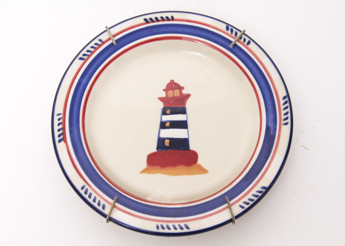 Hartstone Hand Painted Nautical Themed Plates