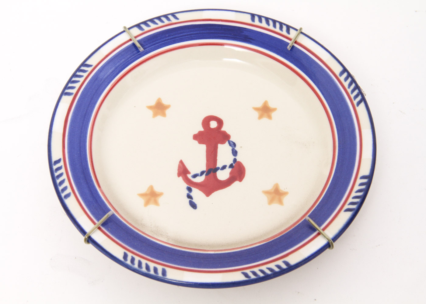 Hartstone Hand Painted Nautical Themed Plates