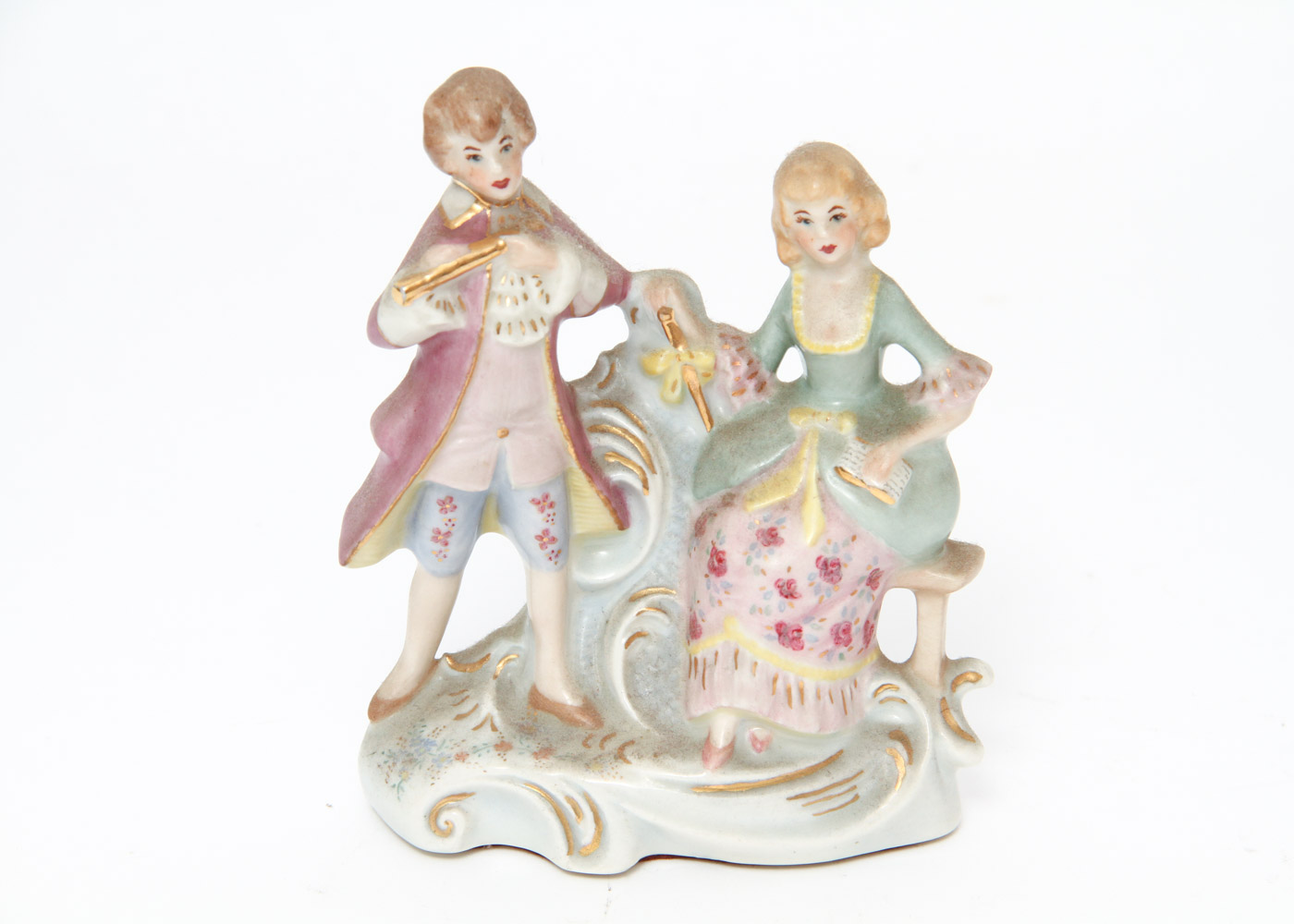 Vintage HB Japan Hand Painted Porcelain Figurines