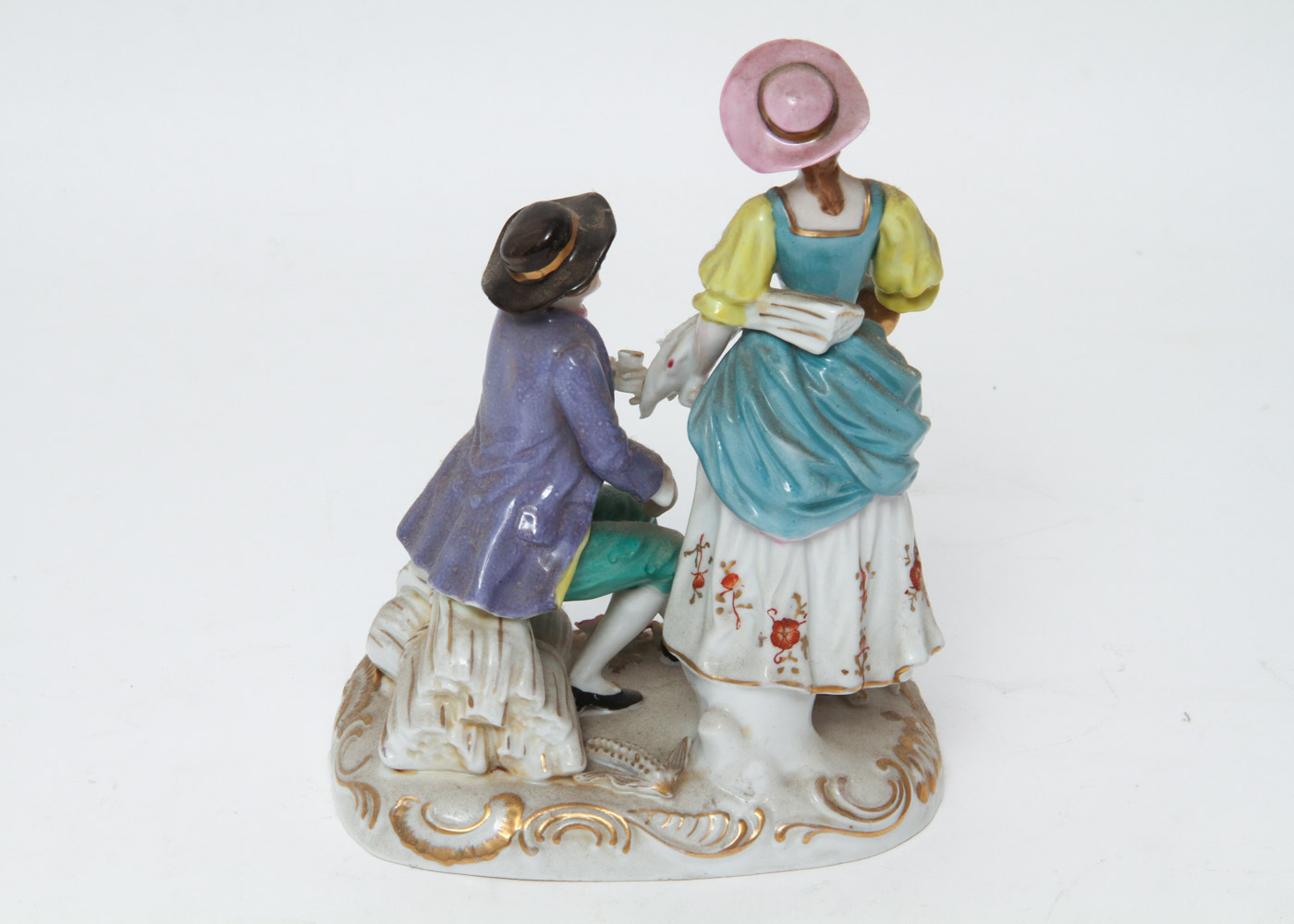 Vintage HB Japan Hand Painted Porcelain Figurines