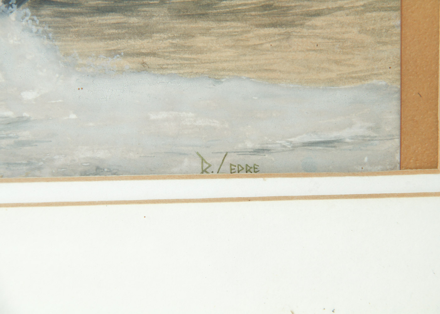 Ralph Lepre  Watercolor Painting on Paper