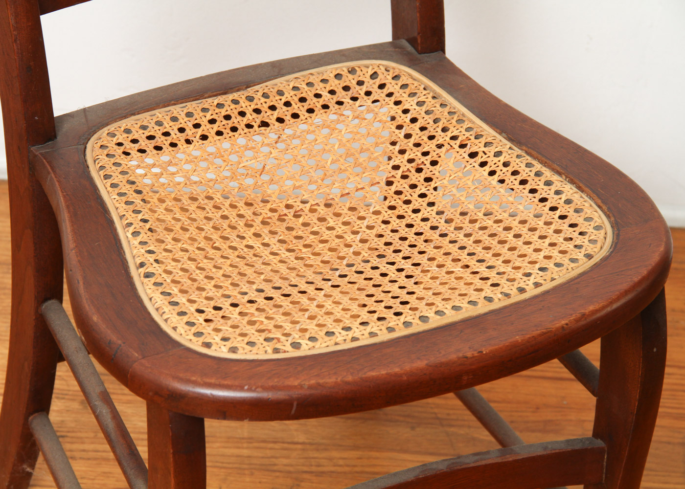 Three Wooden Spindleback Chairs