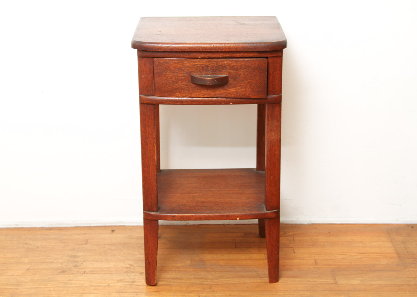 Vintage Side Table with Single Drawer