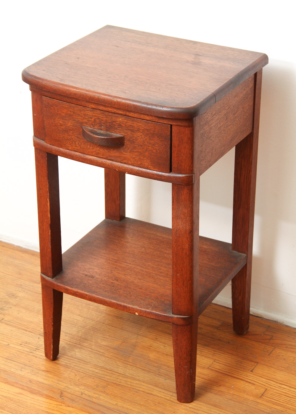 Vintage Side Table with Single Drawer