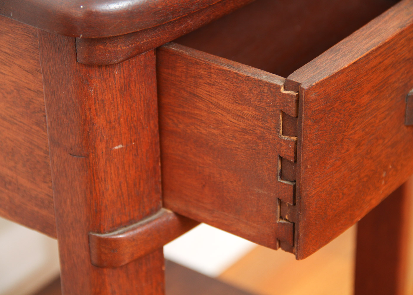 Vintage Side Table with Single Drawer