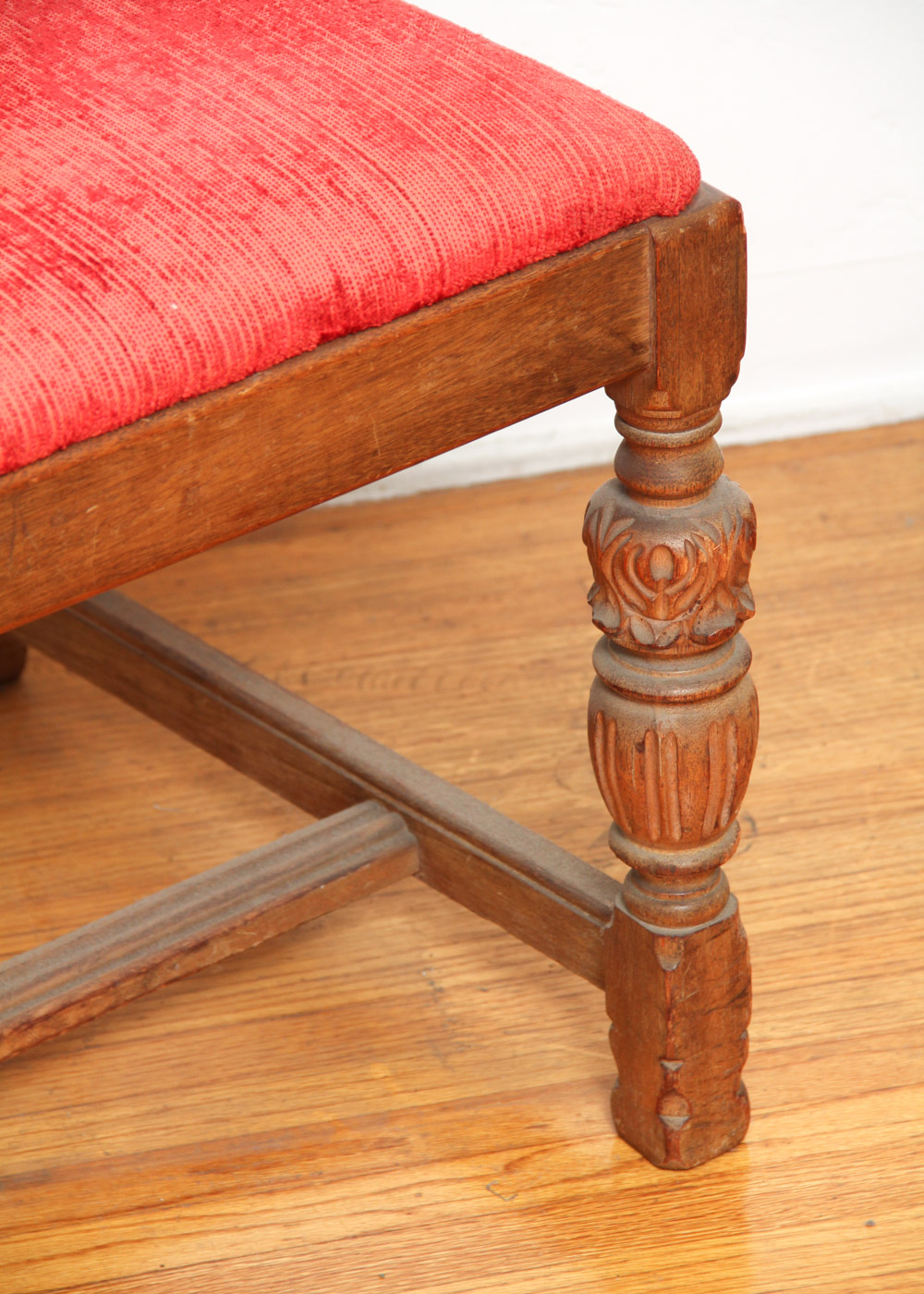 Set of Six of Vintage Jacobean Style Dining Room Chairs