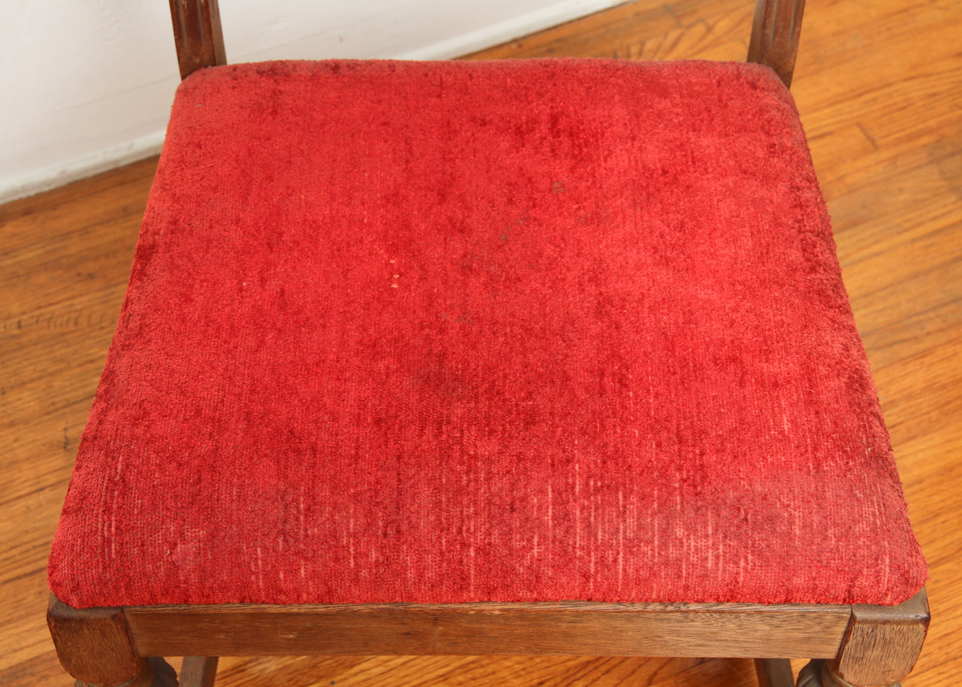 Set of Six of Vintage Jacobean Style Dining Room Chairs