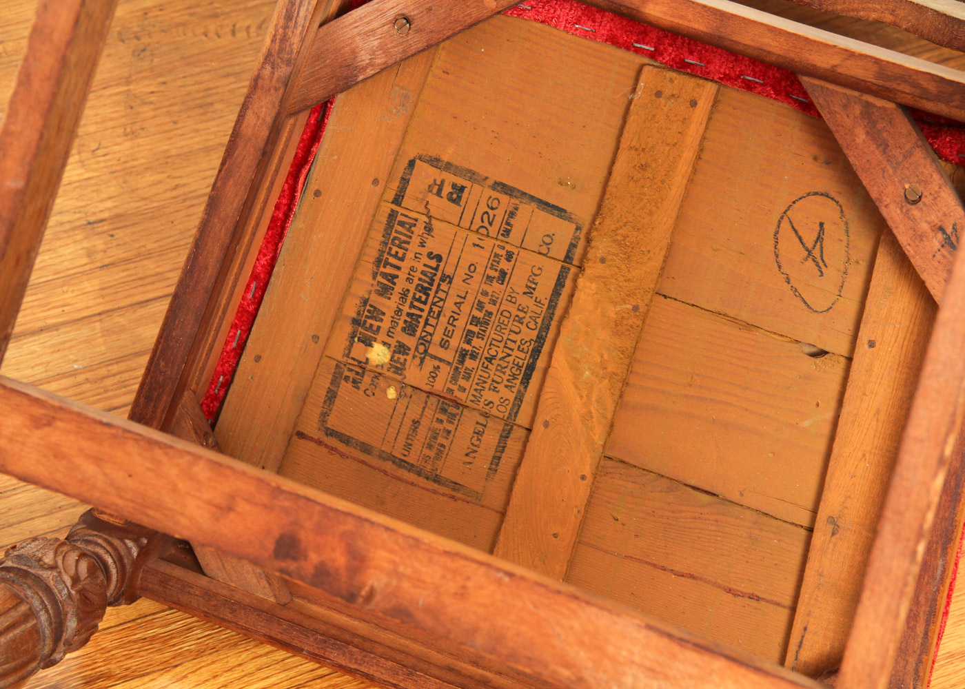 Set of Six of Vintage Jacobean Style Dining Room Chairs