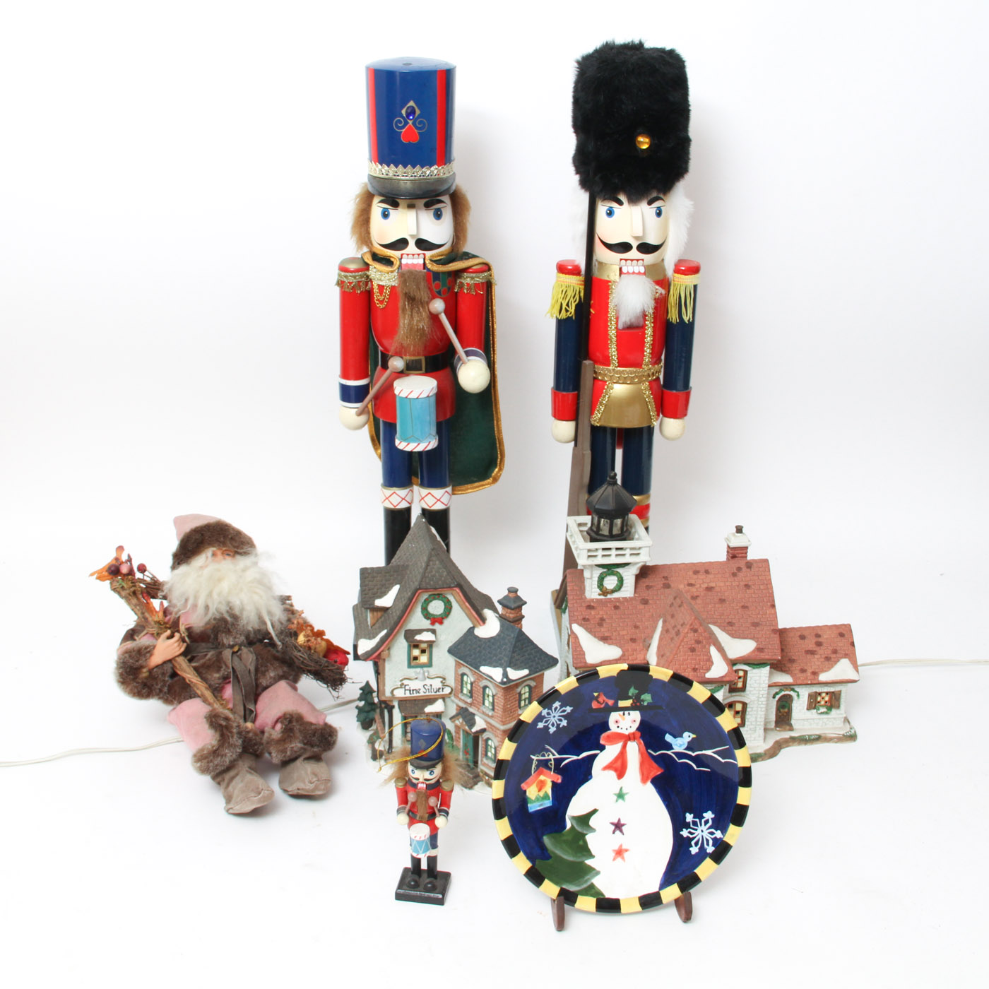 Collection of Nutcrackers and  Christmas Decor