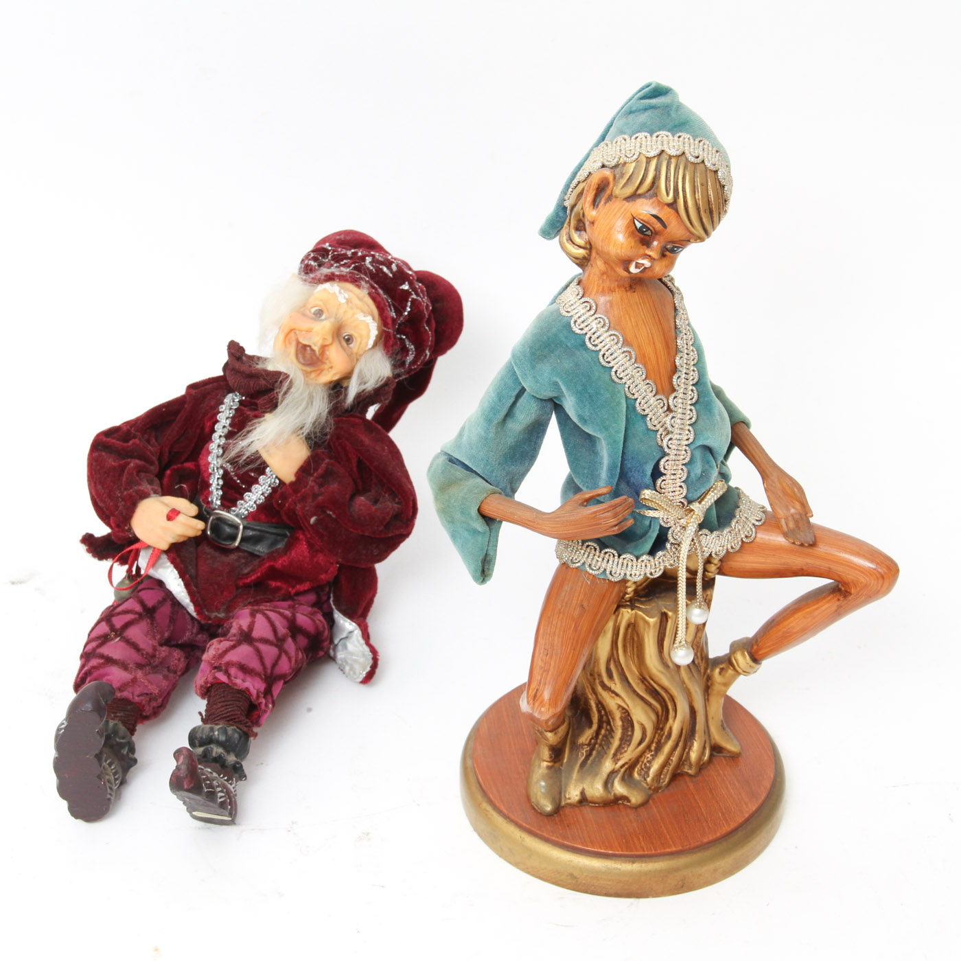 Pair of Elf Figures
