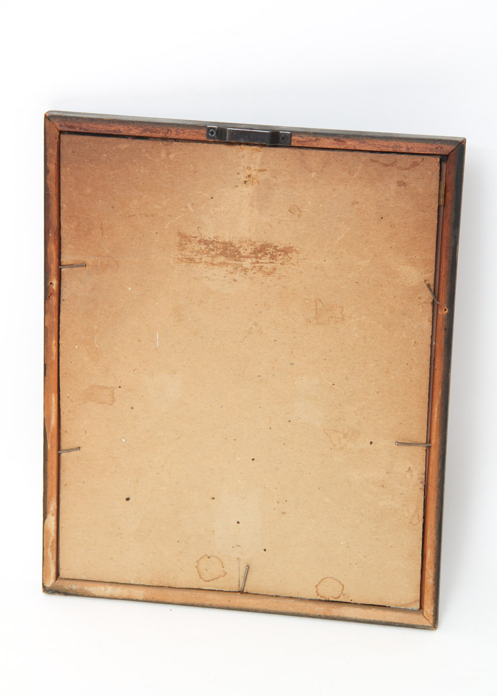 Vintage Crewel Embroidered Rural Landscape Scene