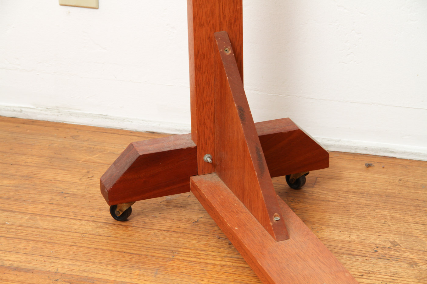 Wood and Metal Clothing Rack