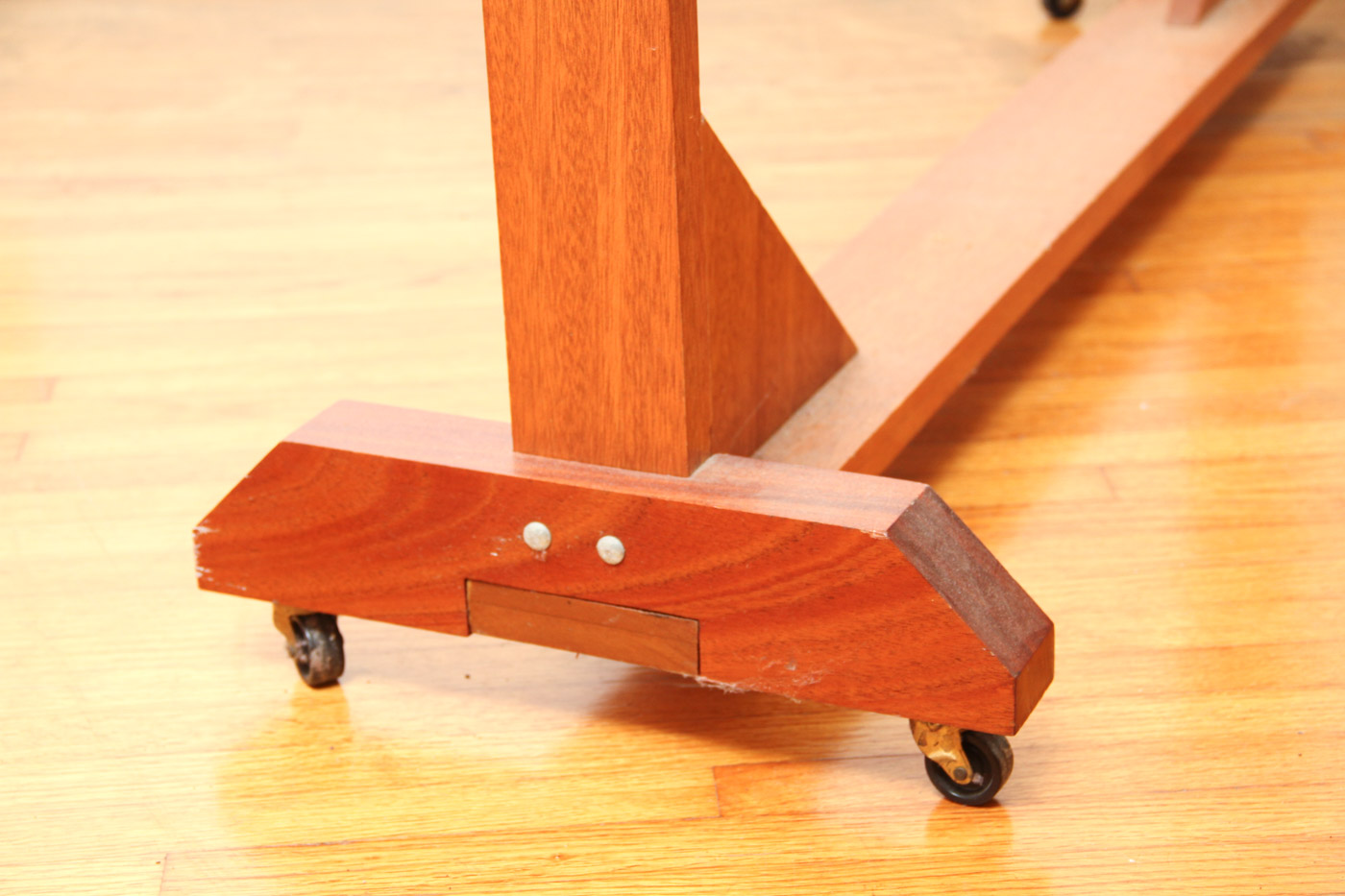 Wood and Metal Clothing Rack